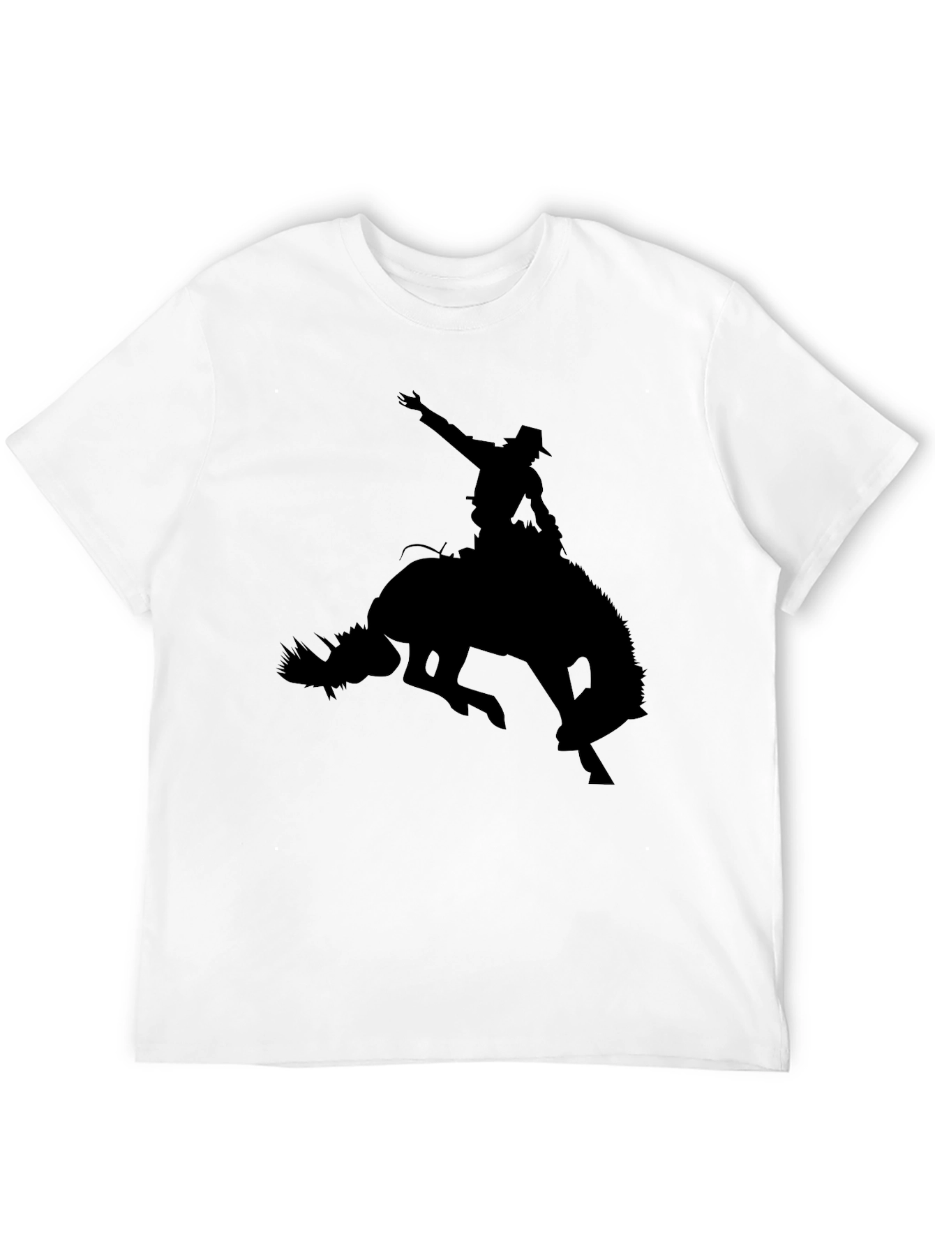 Cowboy Riding Bull Graphic Tee