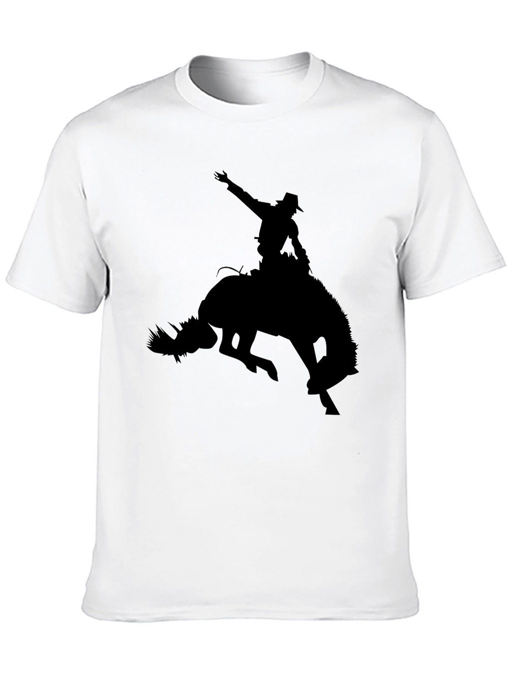 Cowboy Riding Bull Graphic Tee