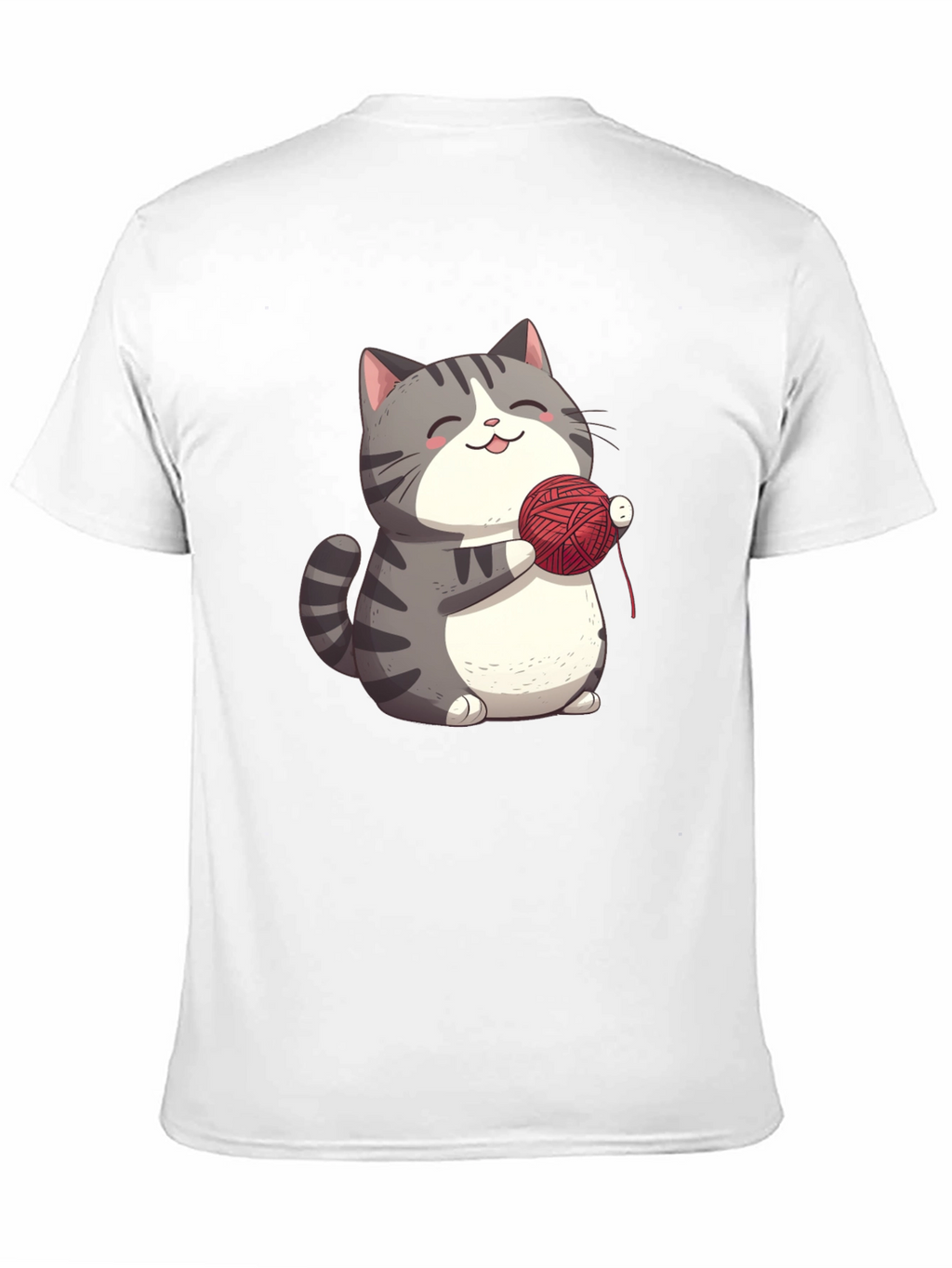 Cute Cat with Yarn T-Shirt