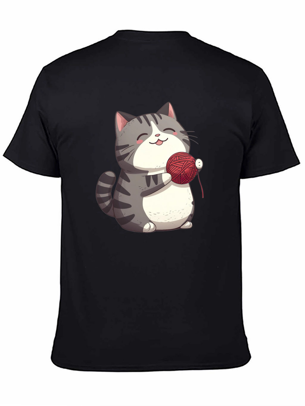 Cute Cat with Yarn T-Shirt
