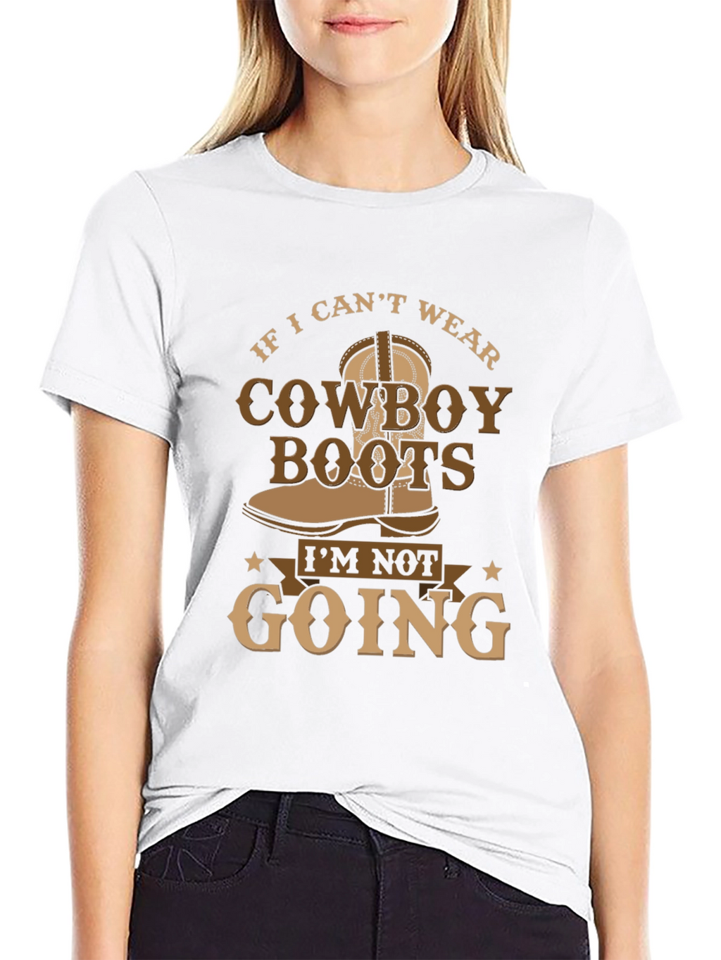 Cowboy Boots Graphic Tee - Western Style