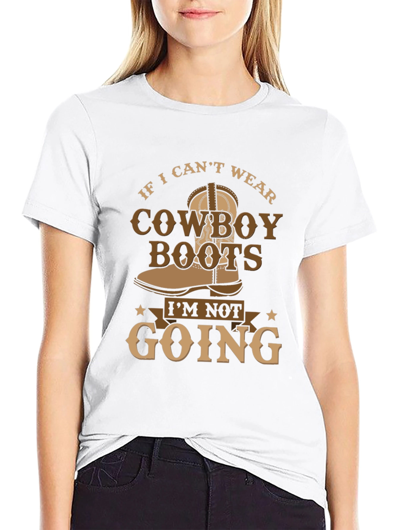Cowboy Boots Graphic Tee - Western Style