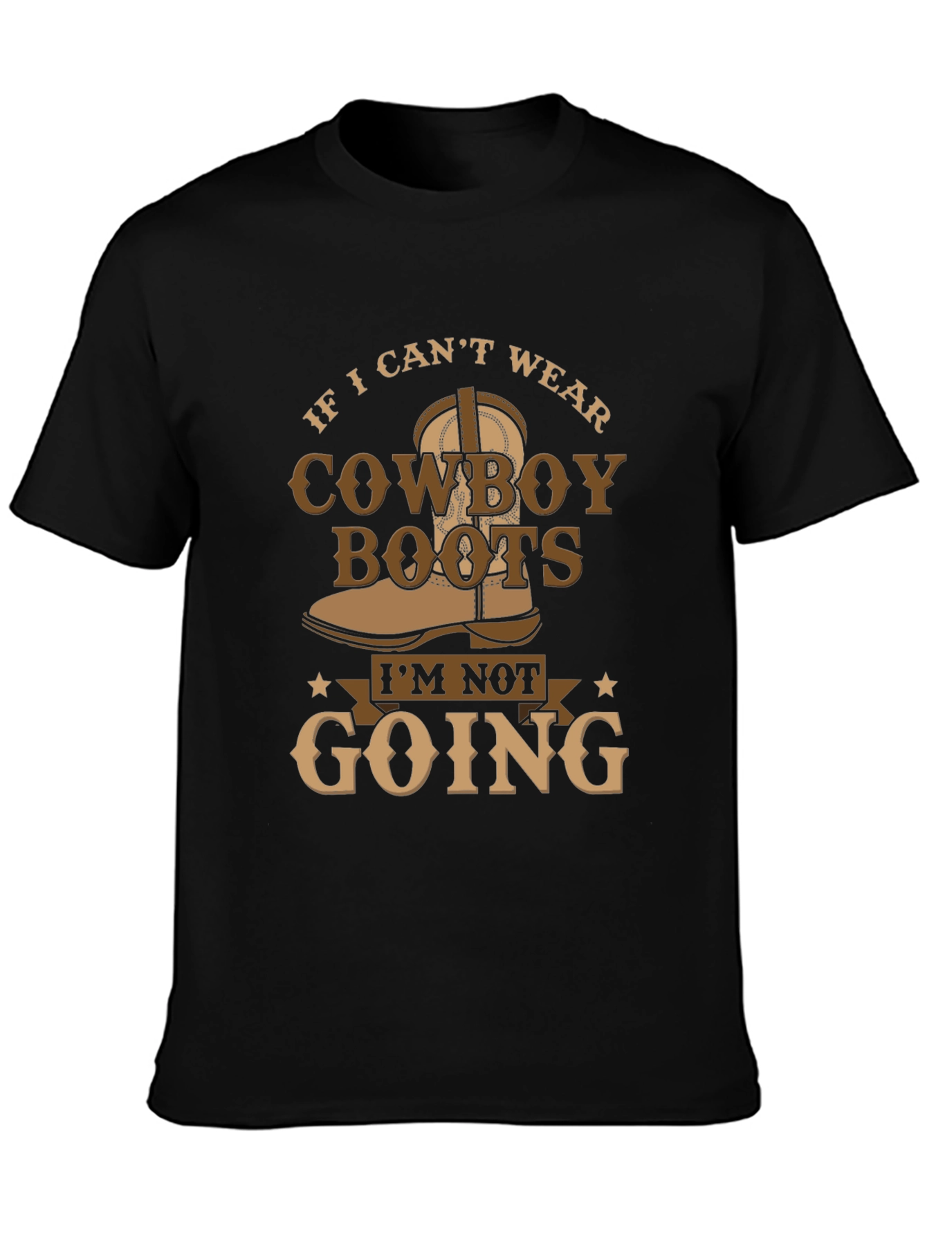 Cowboy Boots Graphic Tee - Western Style