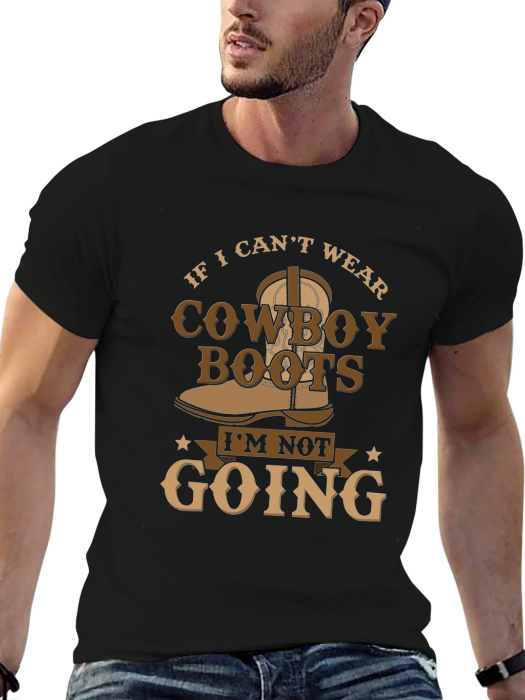 Cowboy Boots Graphic Tee - Western Style