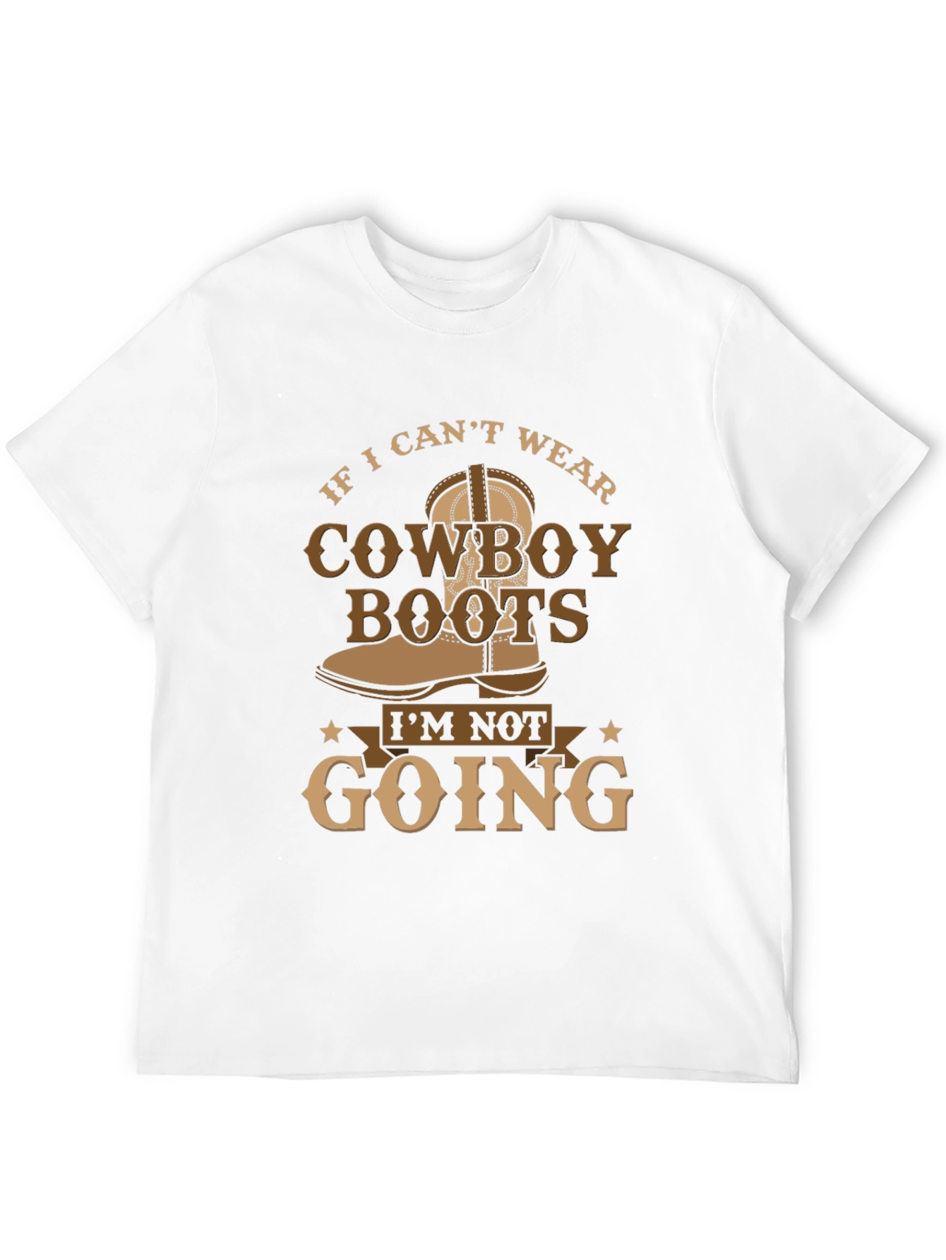 Cowboy Boots Graphic Tee - Western Style