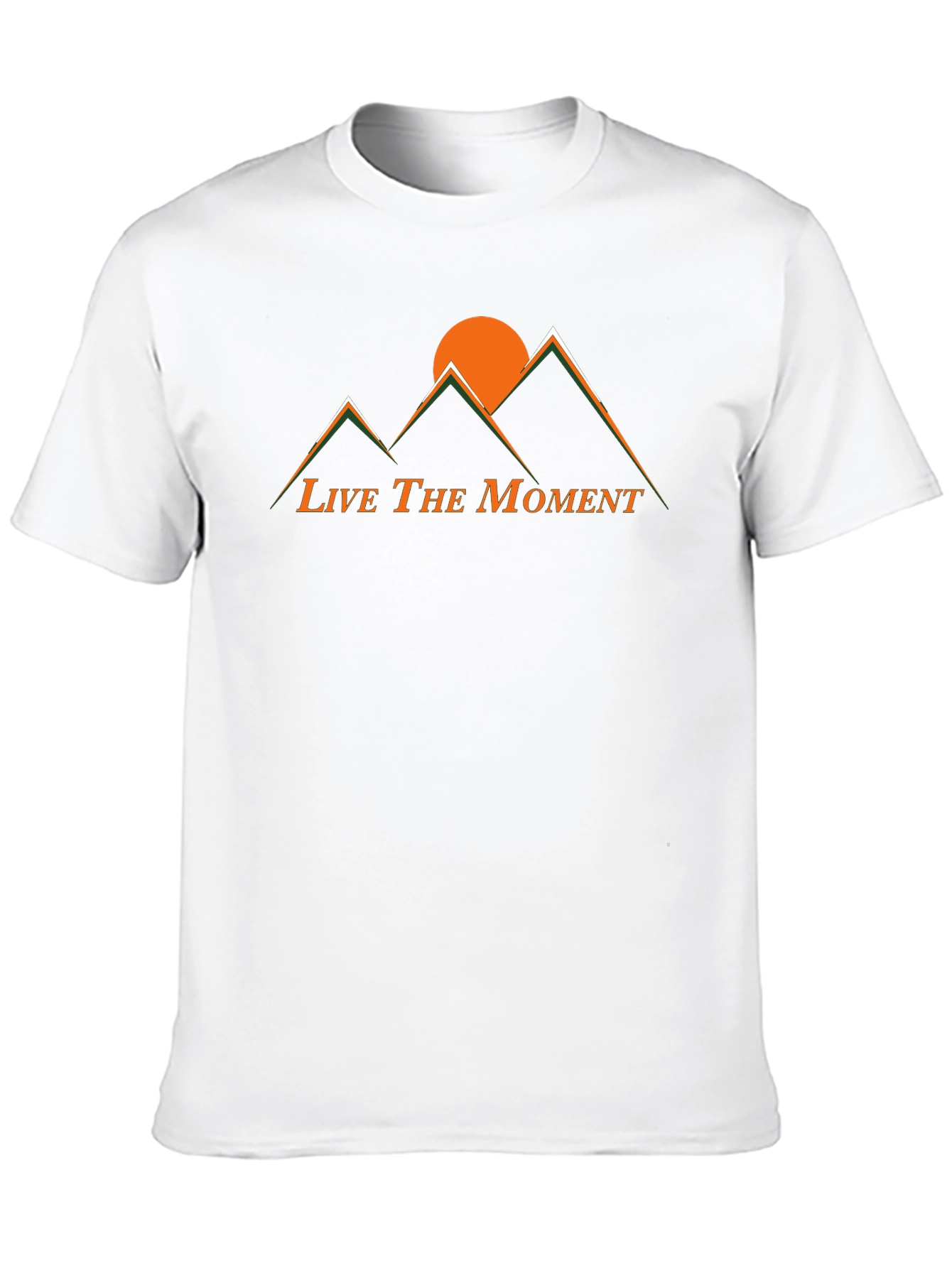 Live the Moment Mountain Graphic Tee - Black