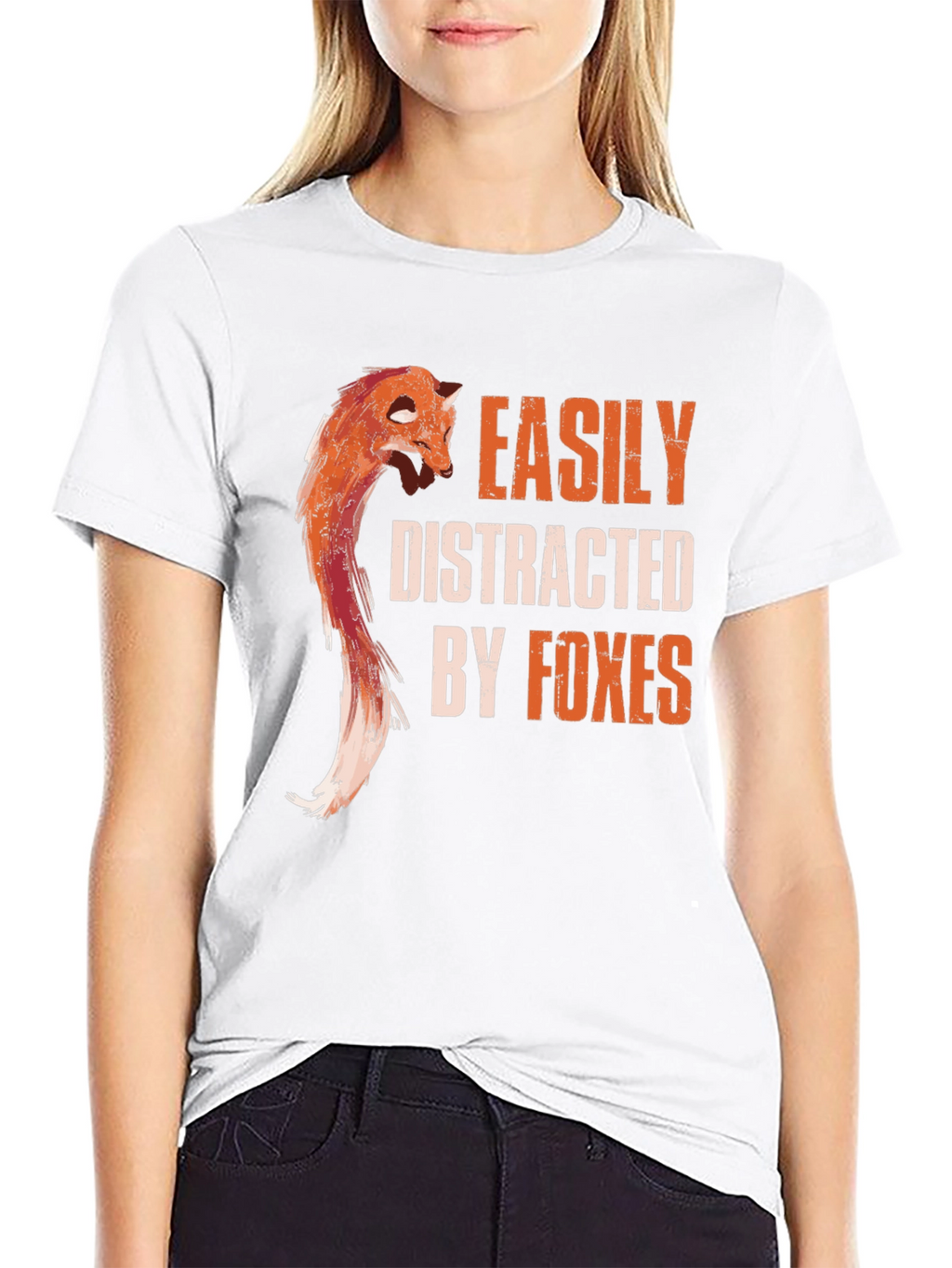 Easily Distracted By Foxes Graphic Tee