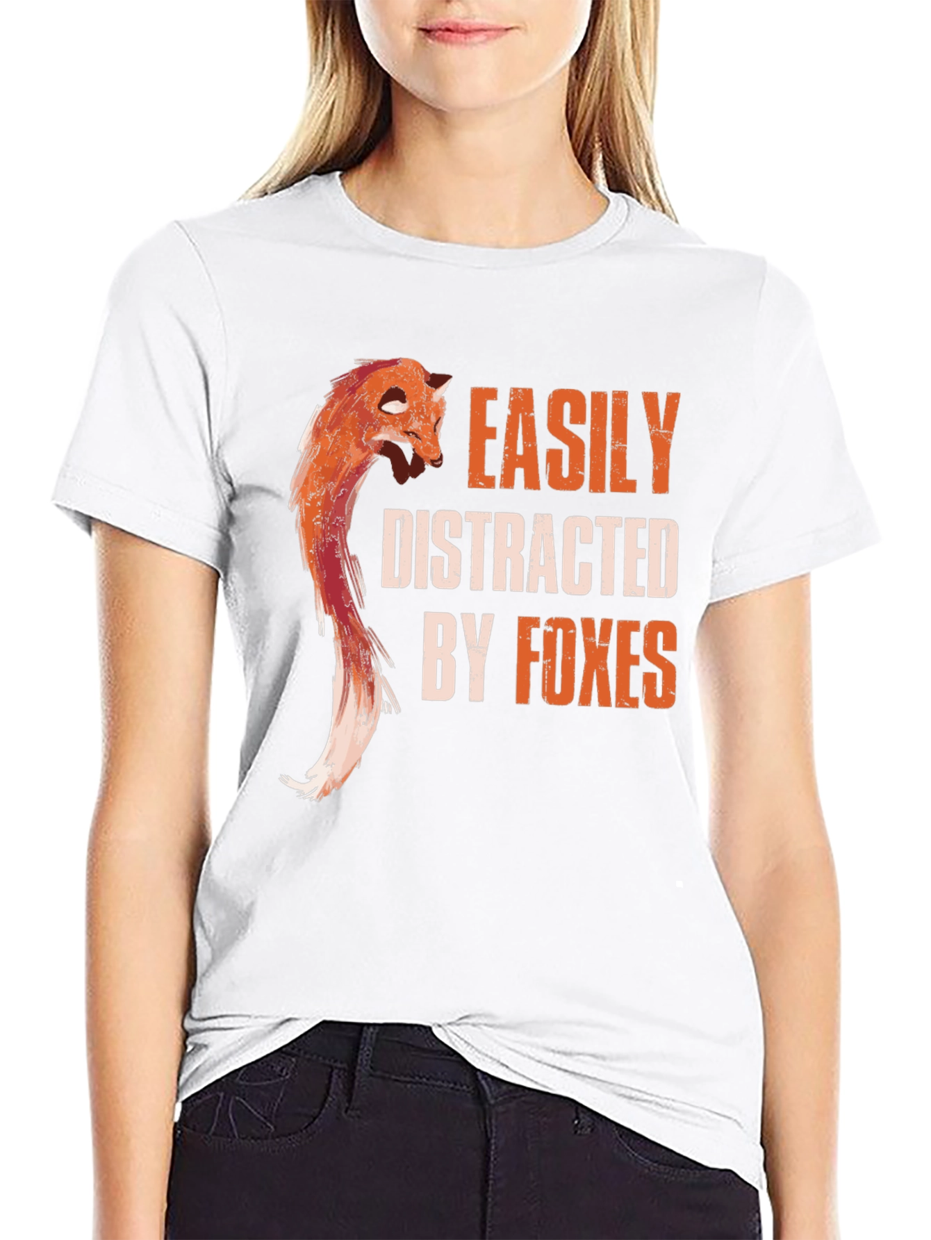 Easily Distracted By Foxes Graphic Tee