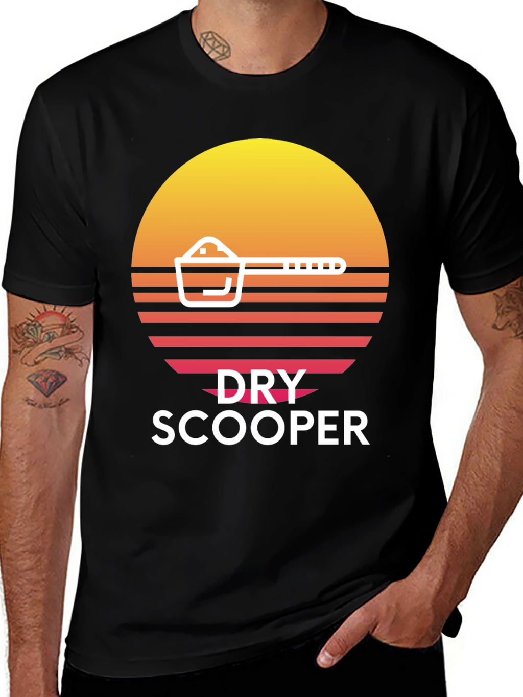 Dry Scooper Graphic T-Shirt - Black