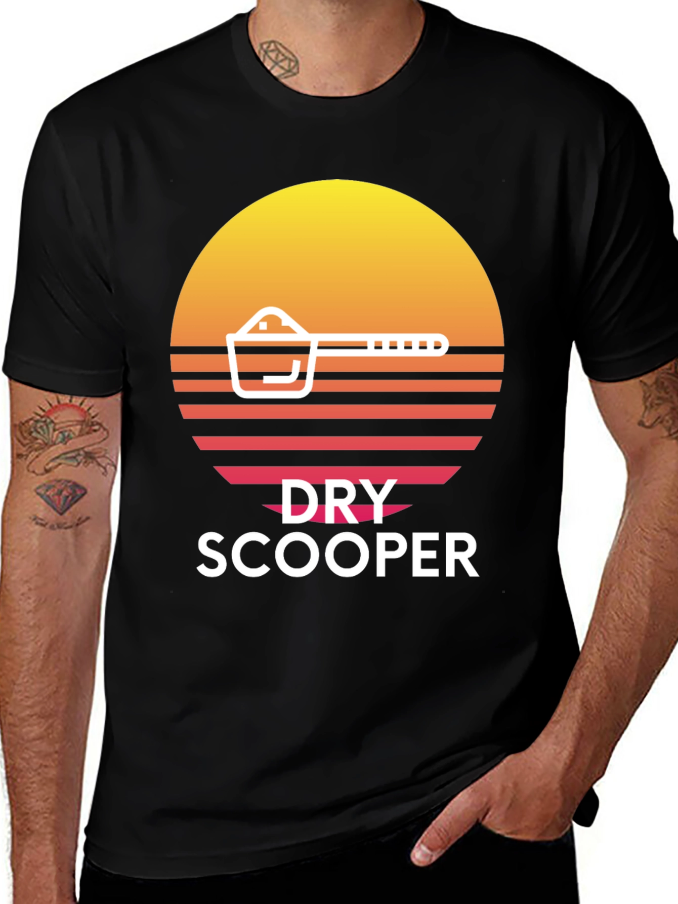 Dry Scooper Graphic T-Shirt - Black