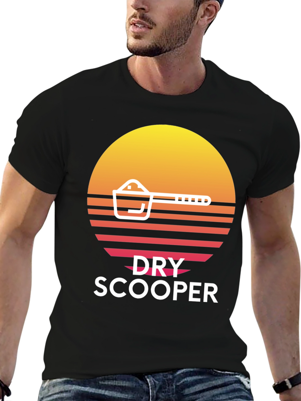 Dry Scooper Graphic T-Shirt - Black