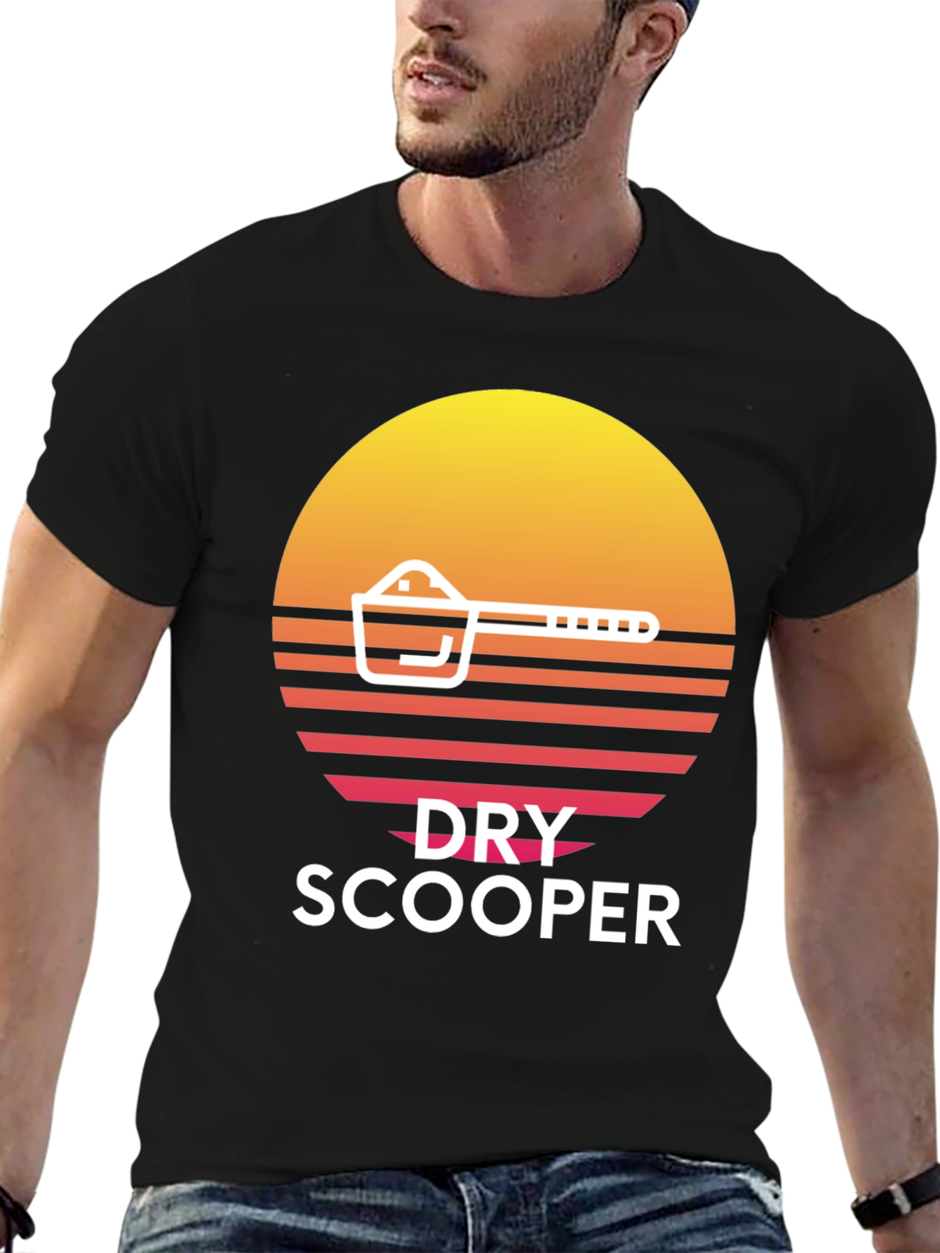 Dry Scooper Graphic T-Shirt - Black