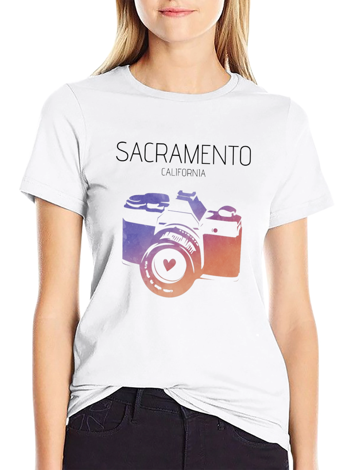 Sacramento Camera Graphic Tee