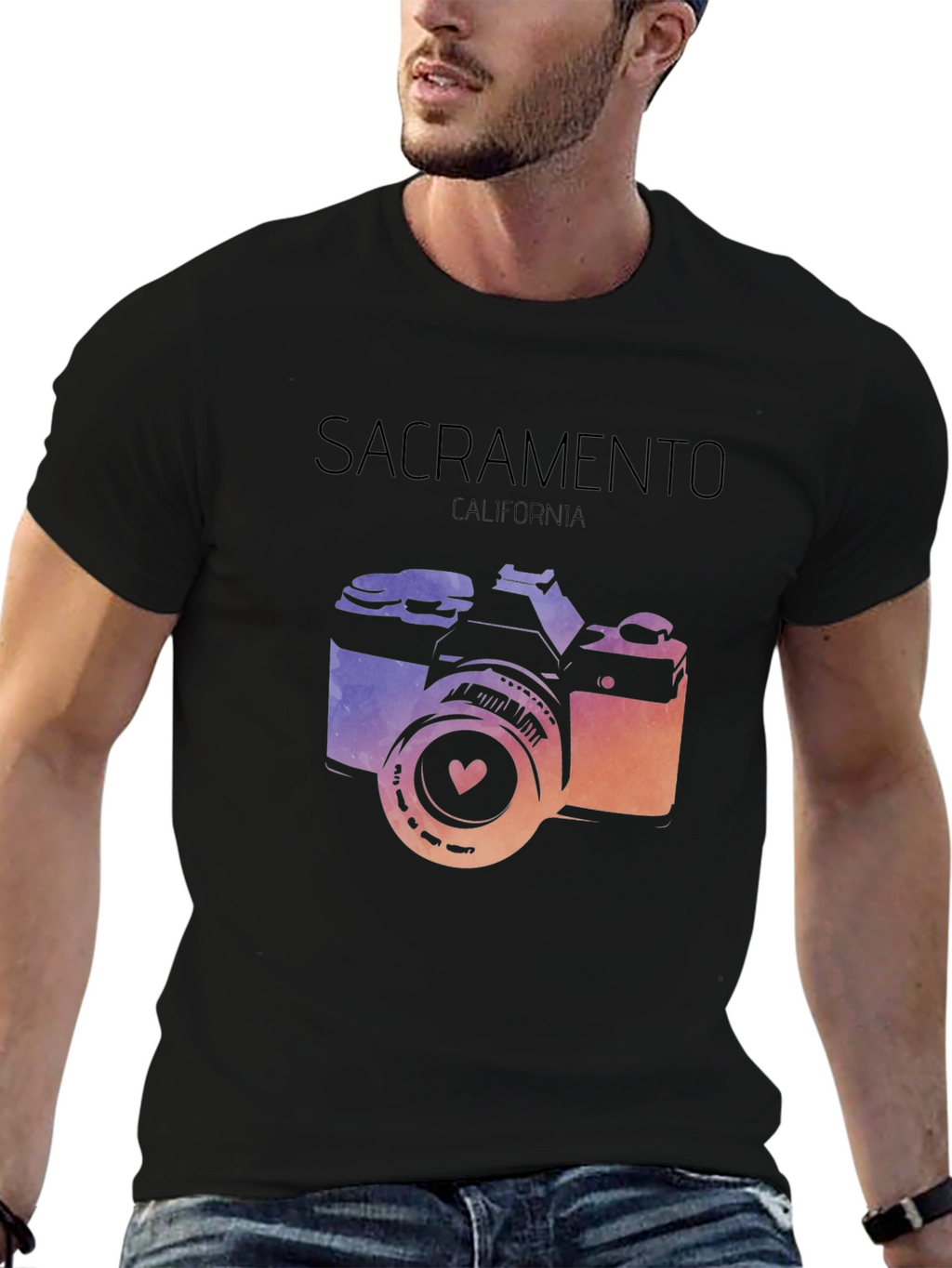 Sacramento Camera Graphic Tee