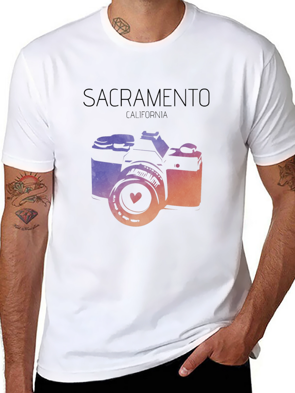 Sacramento Camera Graphic Tee
