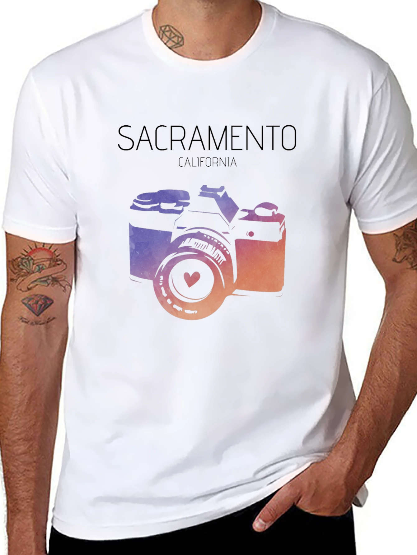 Sacramento Camera Graphic Tee