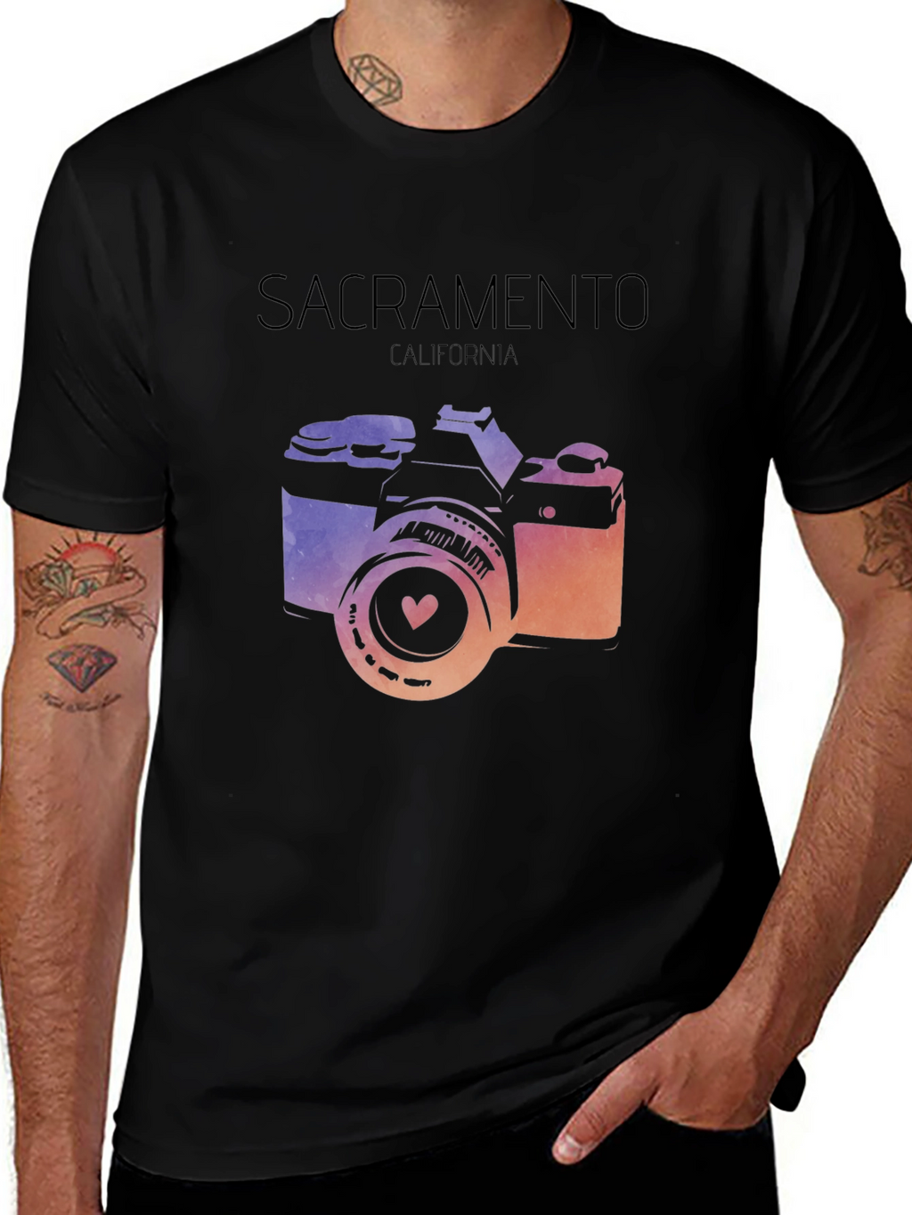 Sacramento Camera Graphic Tee