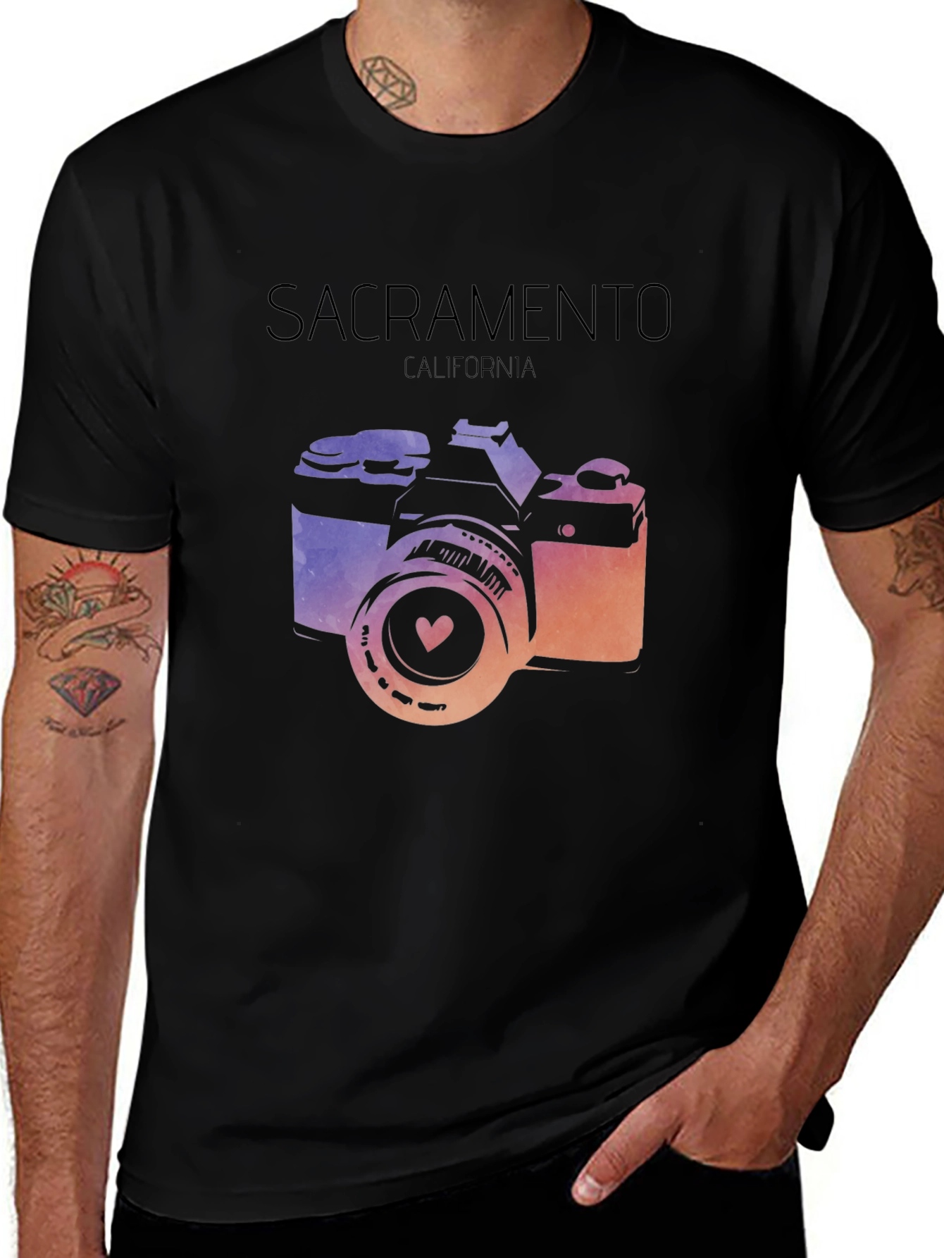 Sacramento Camera Graphic Tee