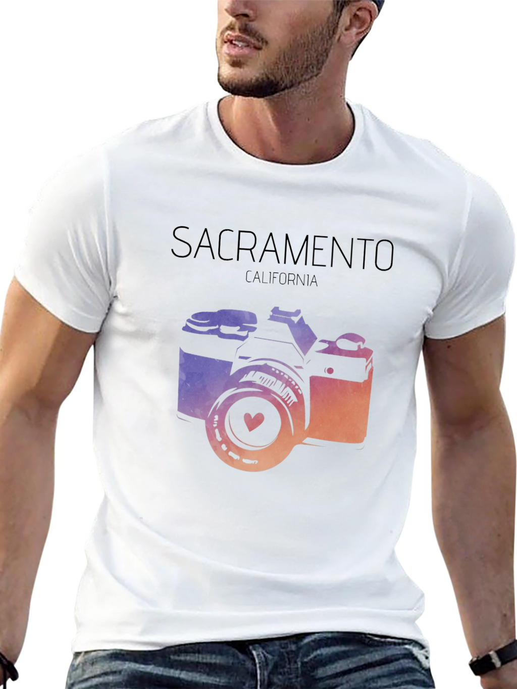 Sacramento Camera Graphic Tee