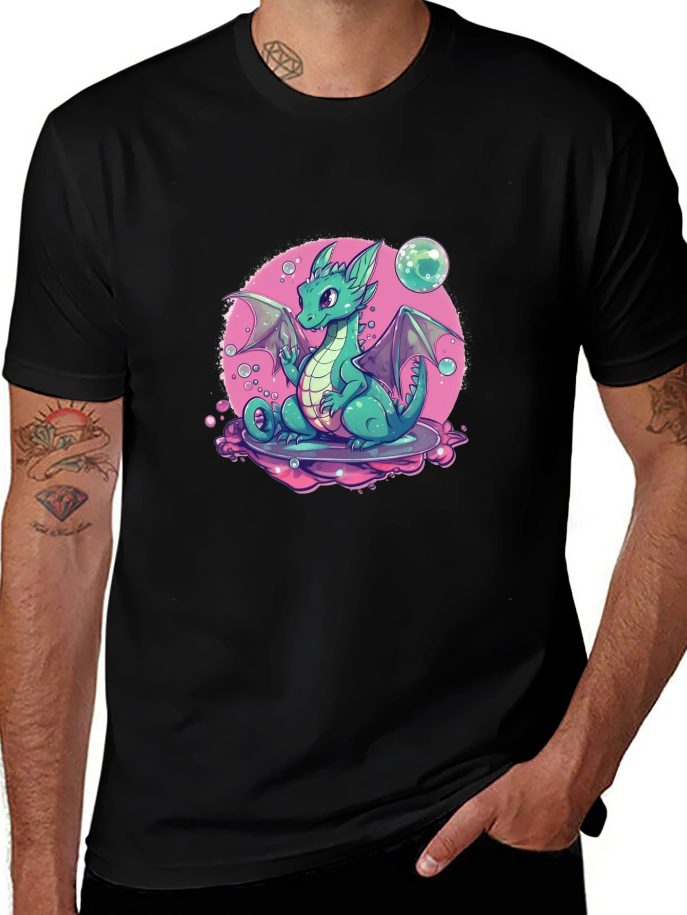 Dragon T-Shirt - Cute Fantasy Graphic Tee