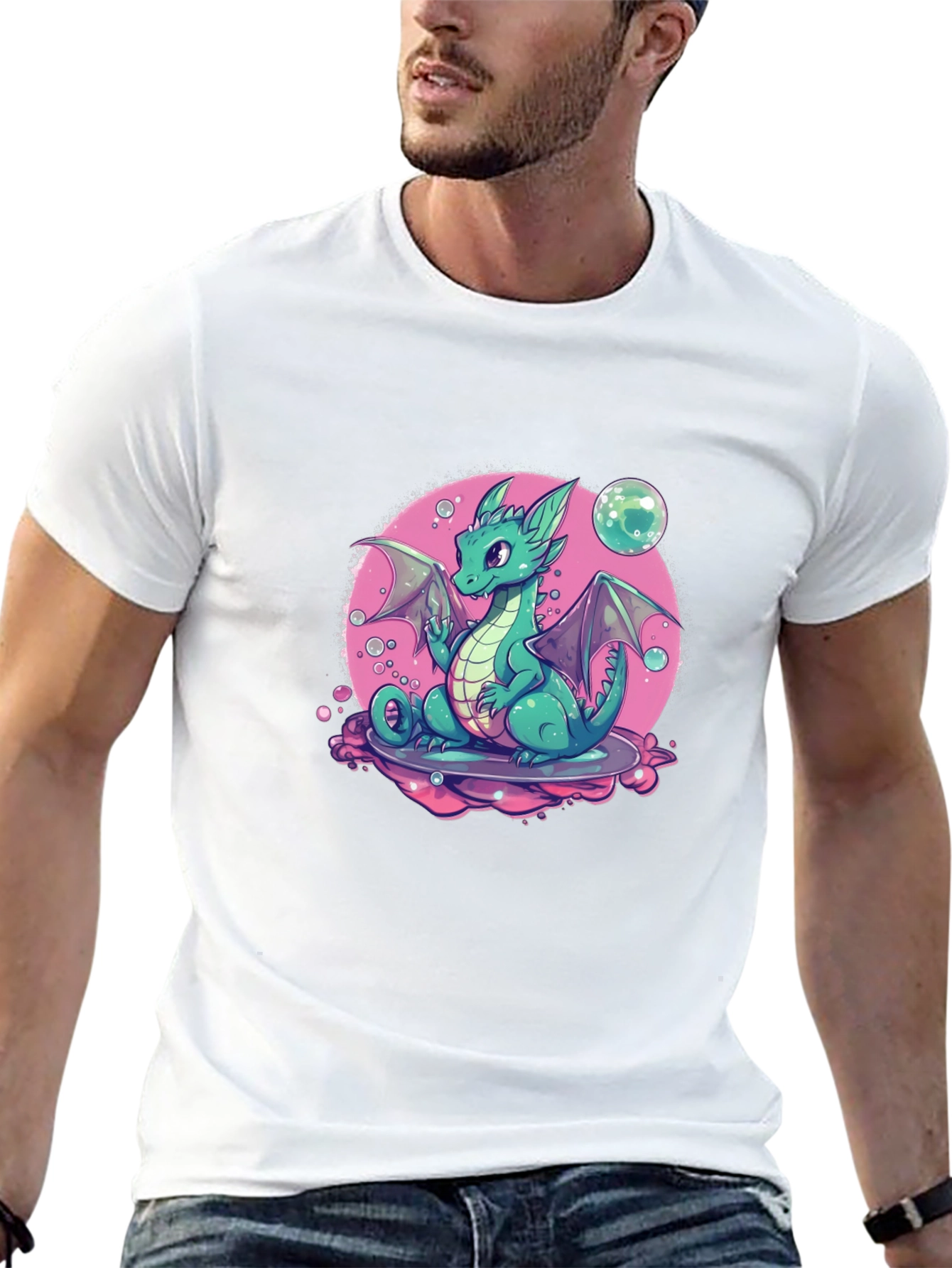 Dragon T-Shirt - Cute Fantasy Graphic Tee