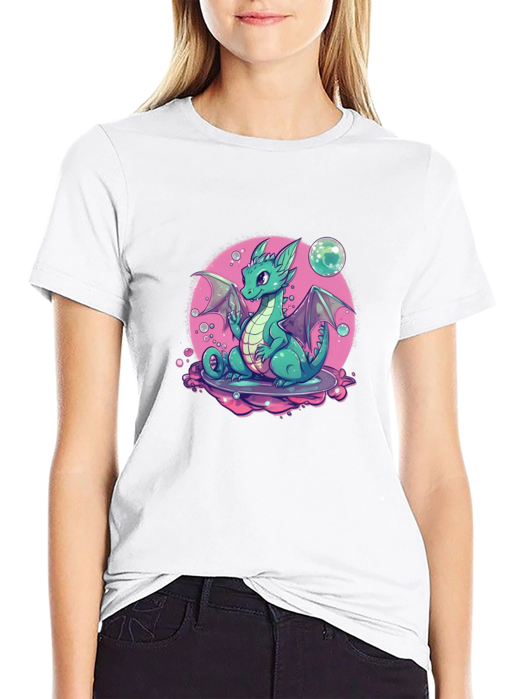 Dragon T-Shirt - Cute Fantasy Graphic Tee