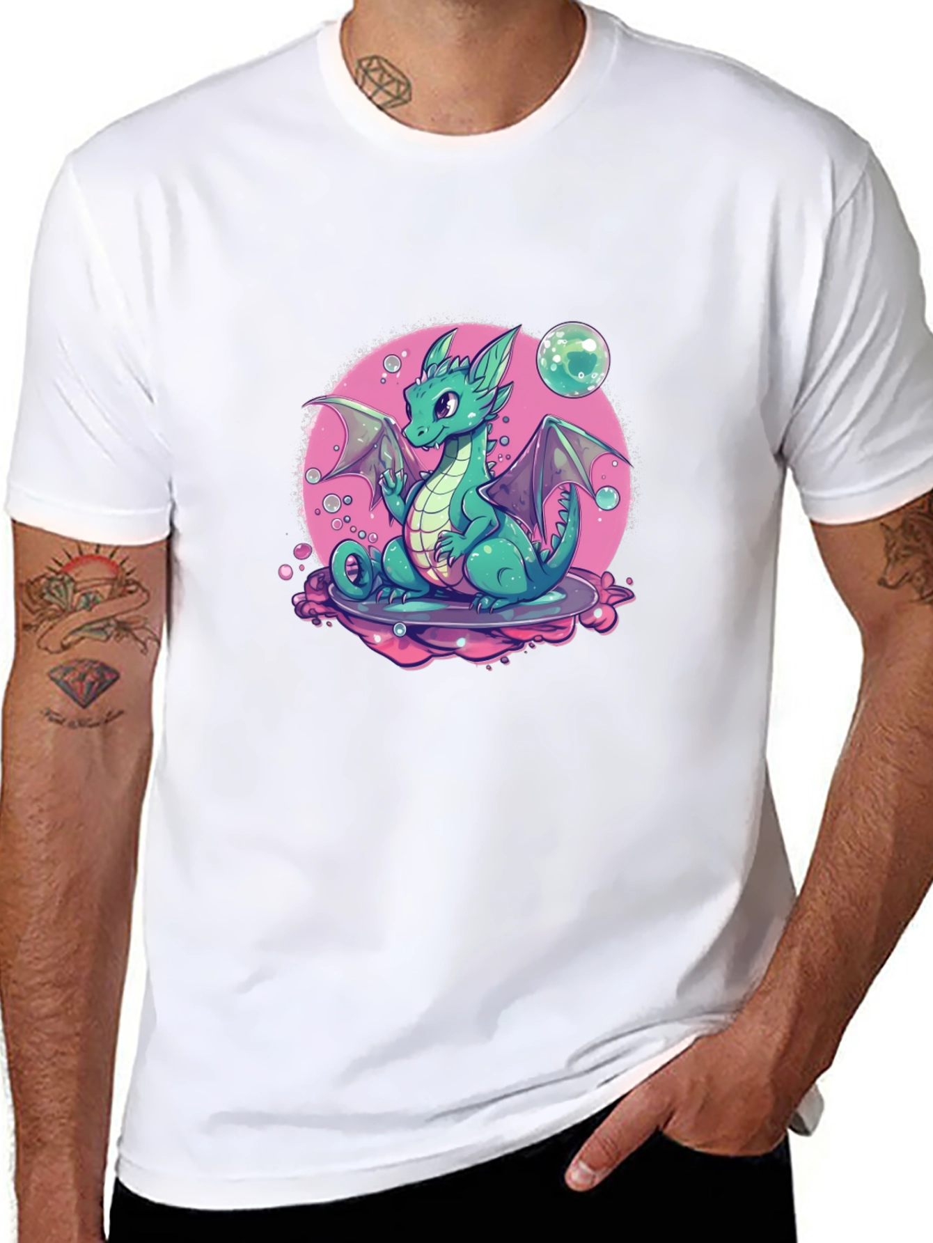 Dragon T-Shirt - Cute Fantasy Graphic Tee