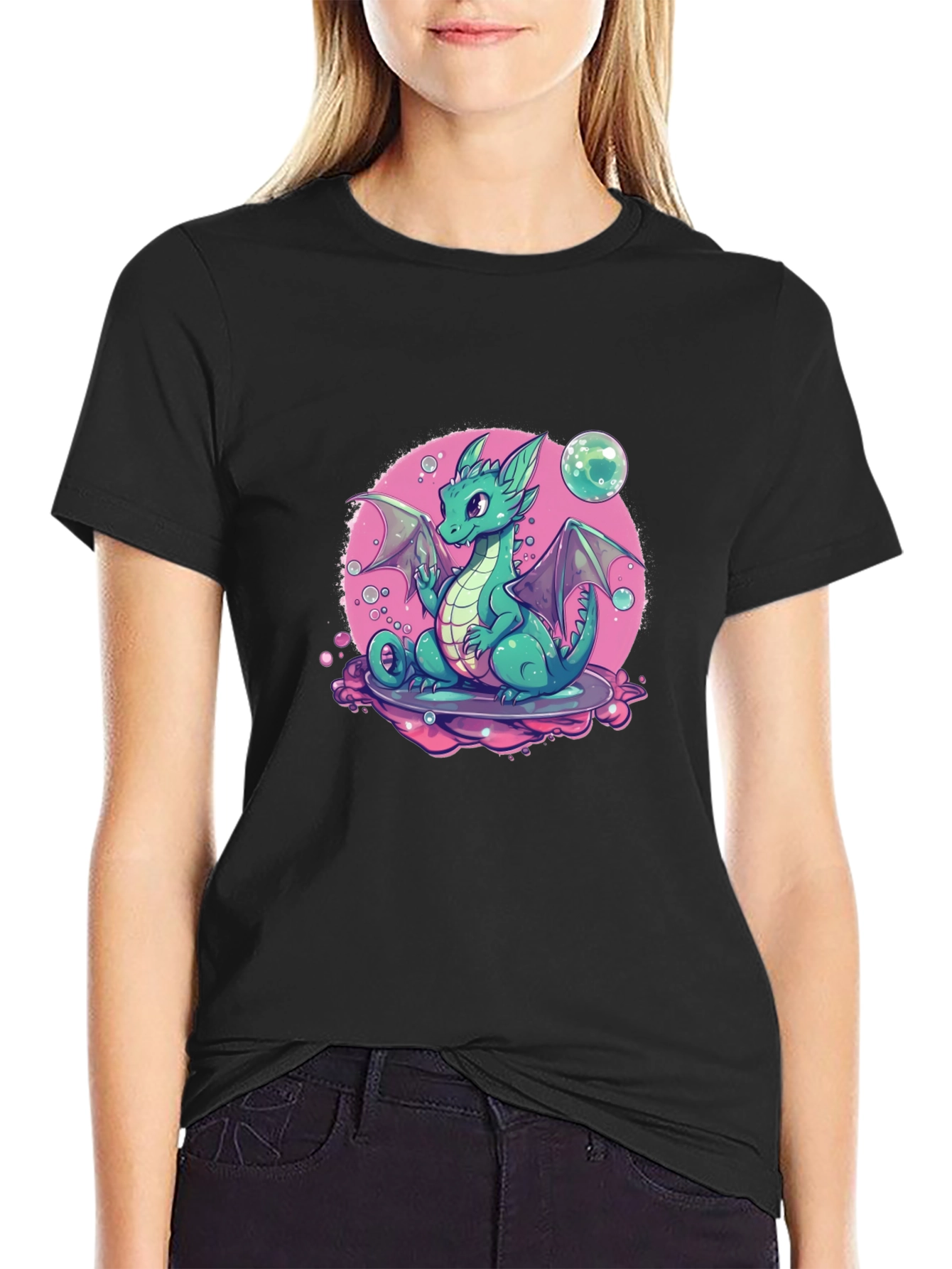 Dragon T-Shirt - Cute Fantasy Graphic Tee