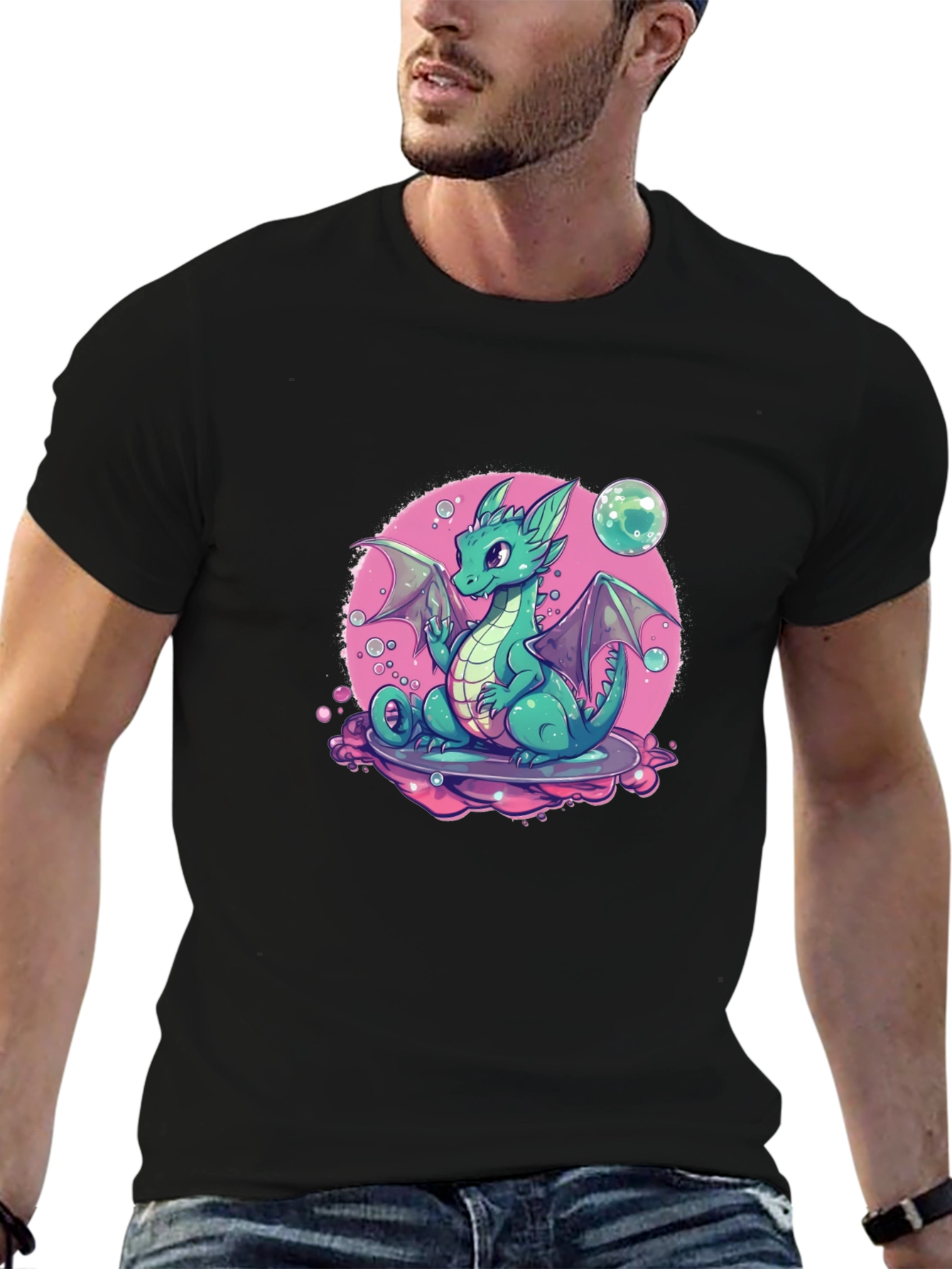 Dragon T-Shirt - Cute Fantasy Graphic Tee