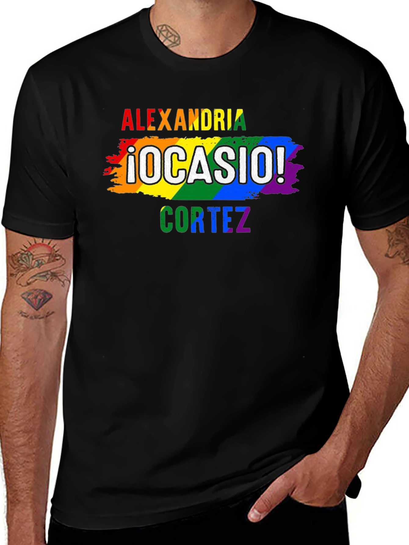 Alexandria Ocasio-Cortez Pride T-Shirt