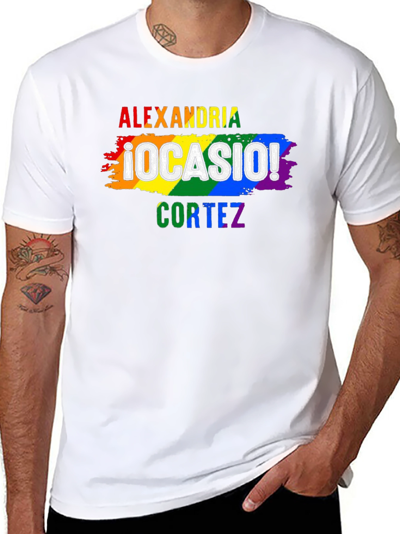 Alexandria Ocasio-Cortez Pride T-Shirt