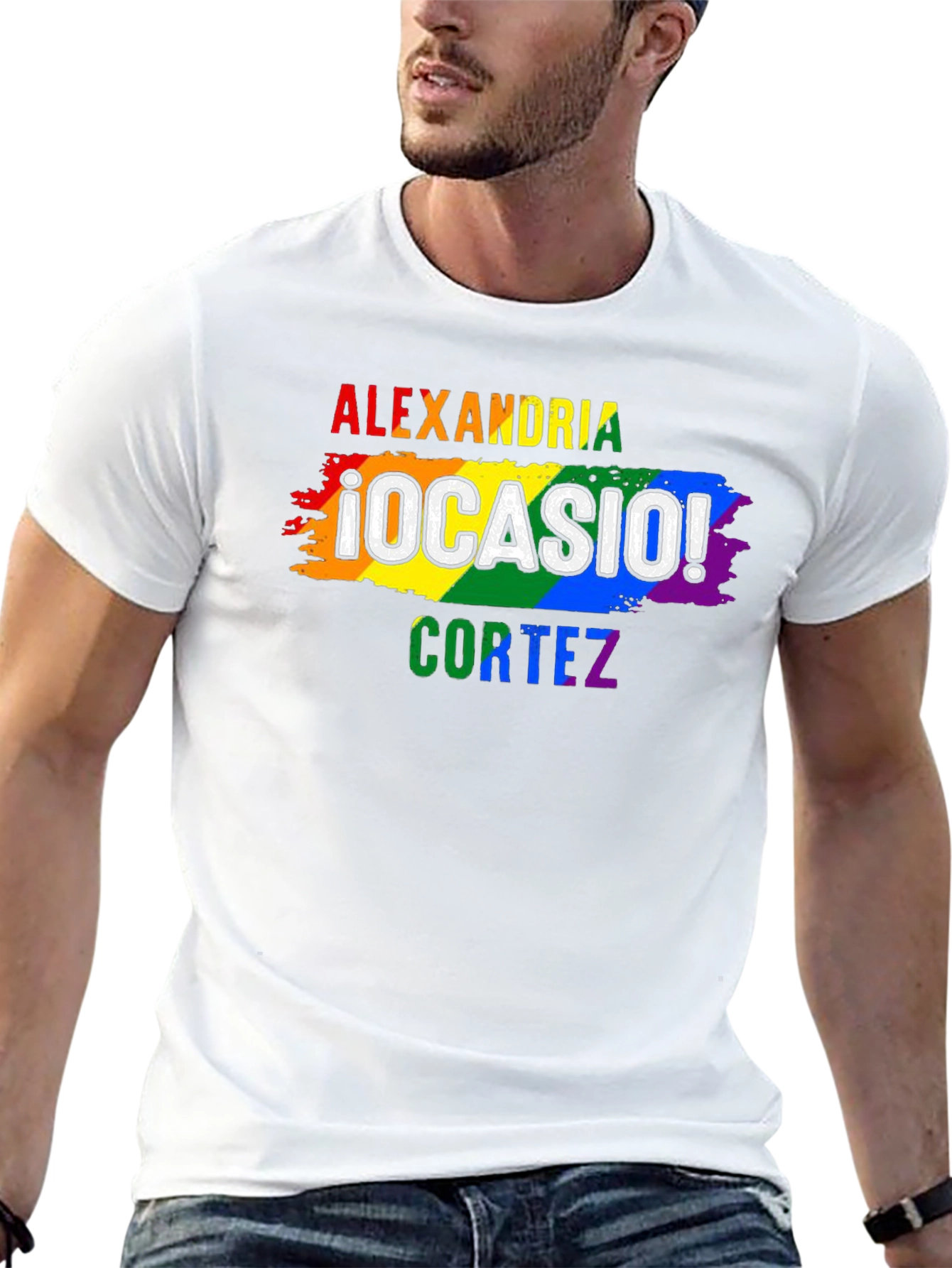 Alexandria Ocasio-Cortez Pride T-Shirt