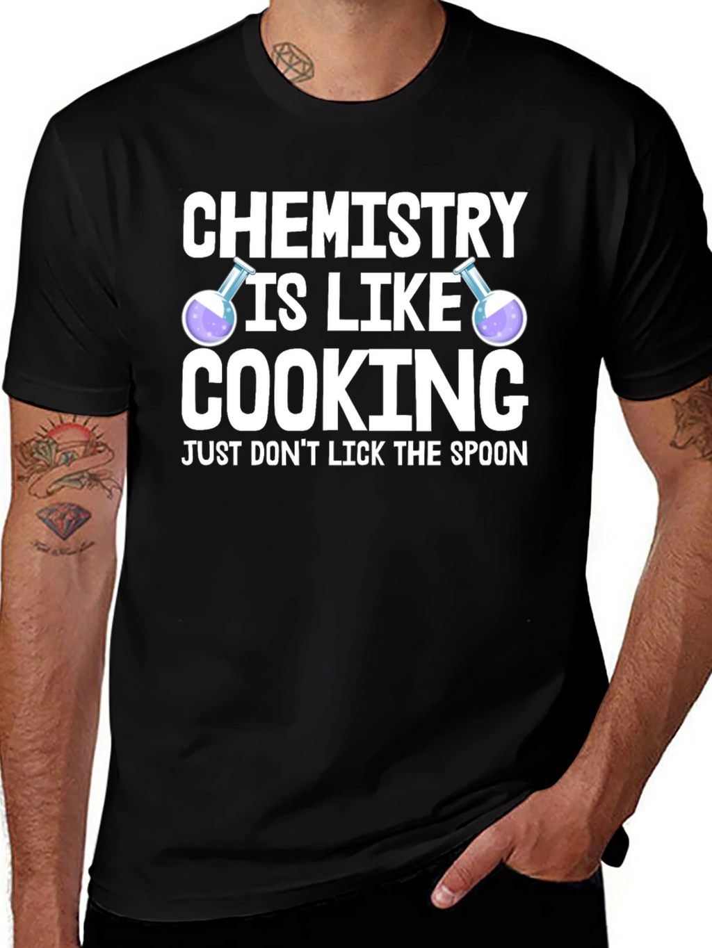 Chemistry Cooking Spoon T-Shirt