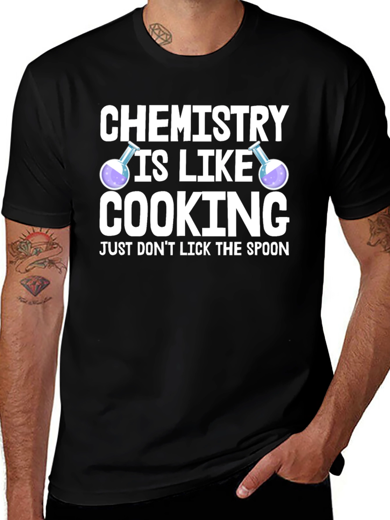 Chemistry Cooking Spoon T-Shirt