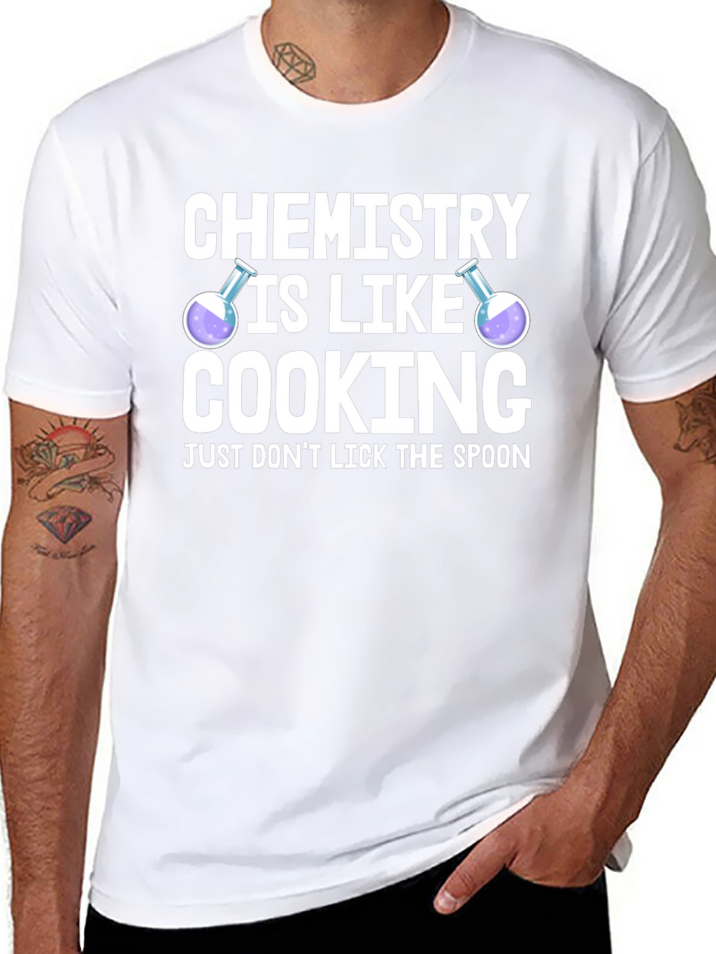 Chemistry Cooking Spoon T-Shirt