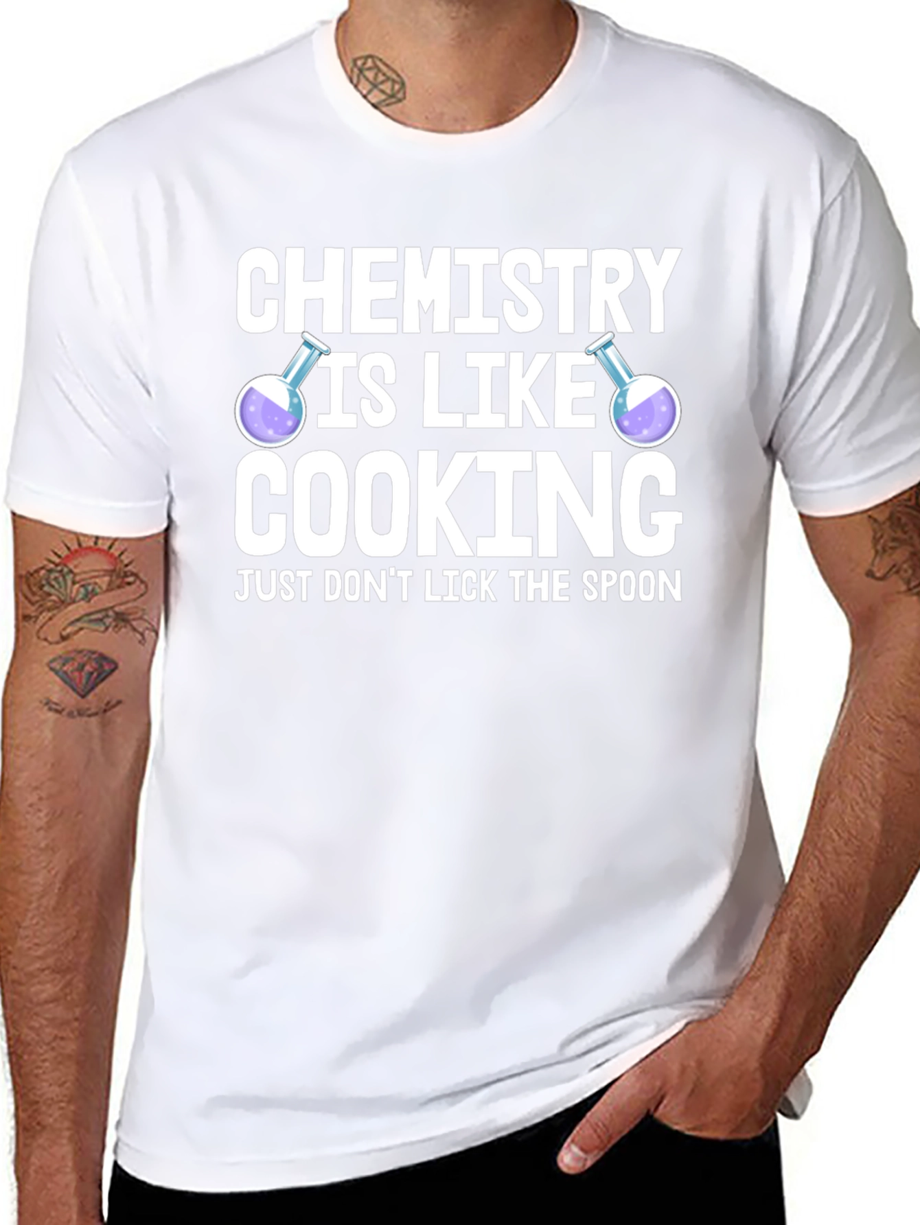 Chemistry Cooking Spoon T-Shirt