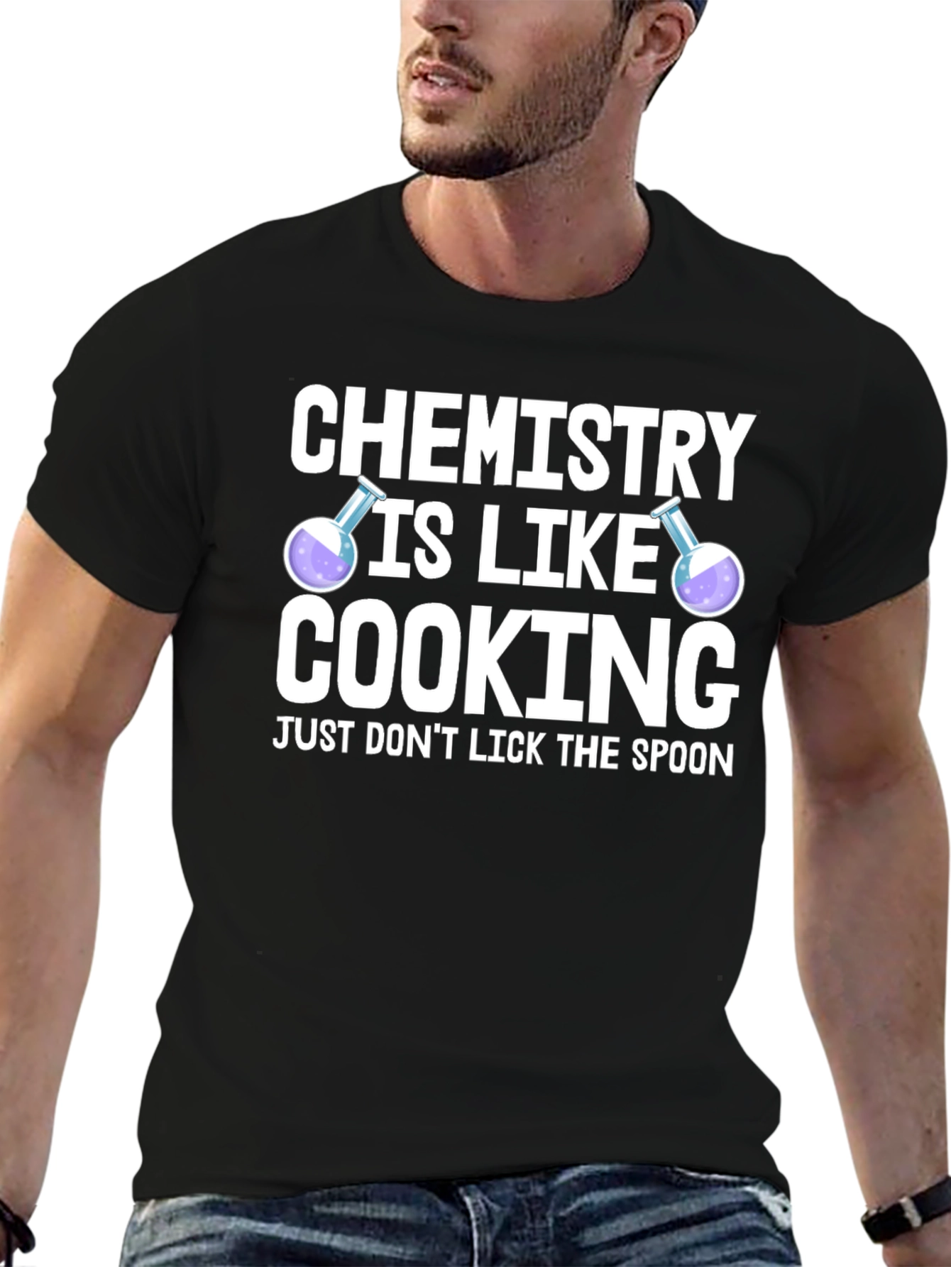 Chemistry Cooking Spoon T-Shirt