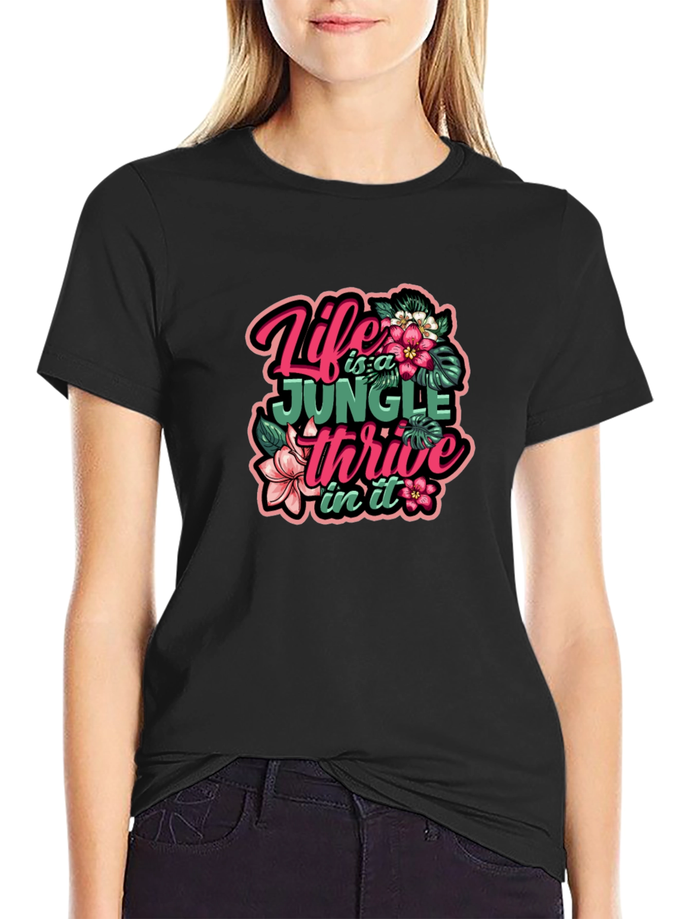 Jungle Life Graphic Tee - Thrive in It!