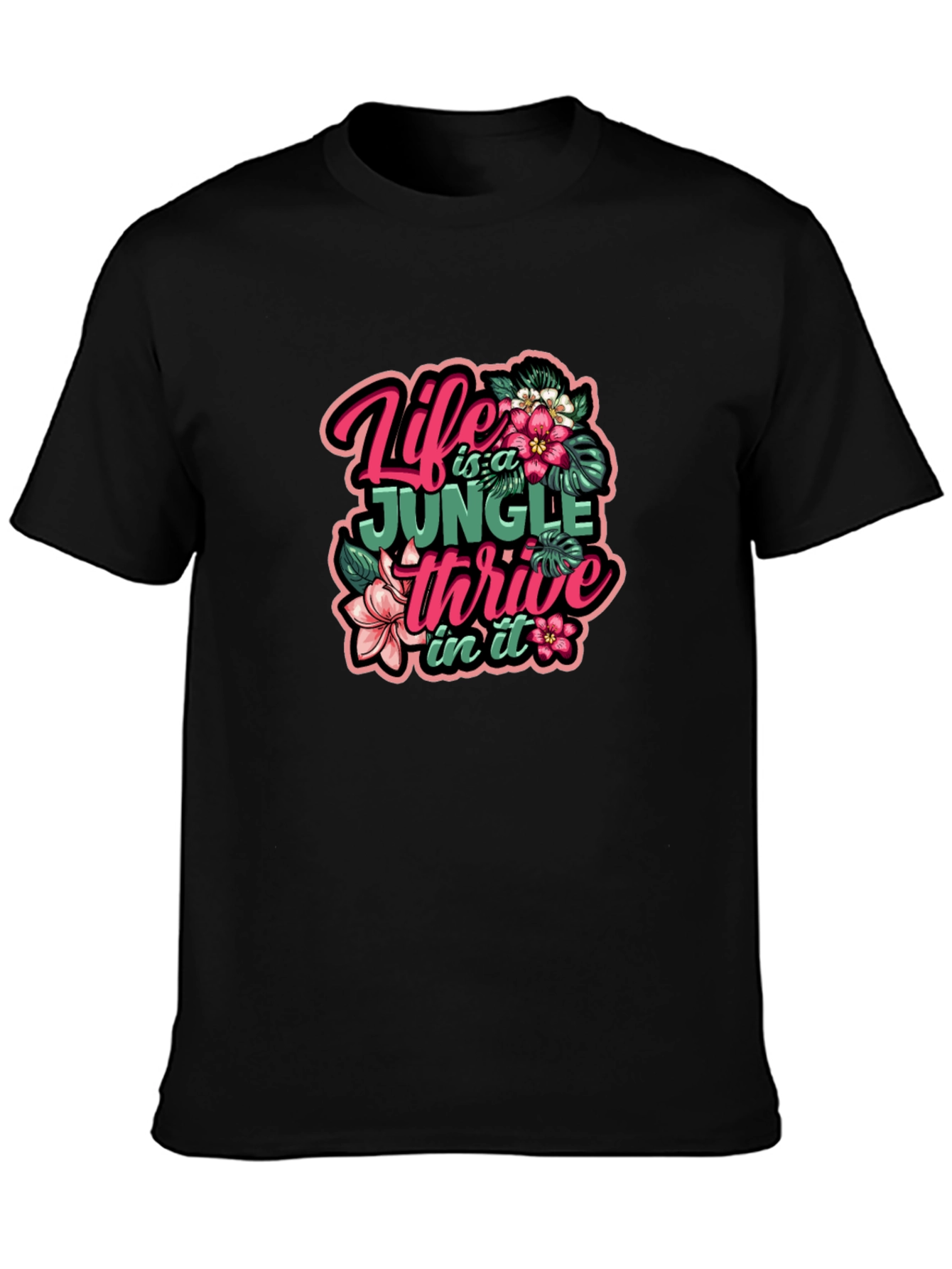 Jungle Life Graphic Tee - Thrive in It!