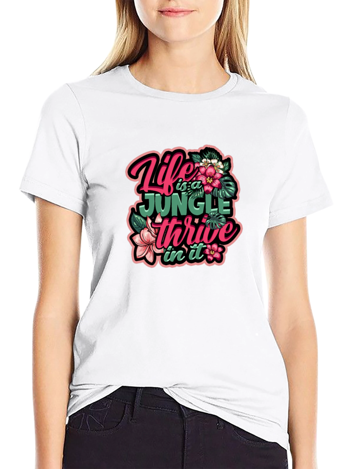 Jungle Life Graphic Tee - Thrive in It!