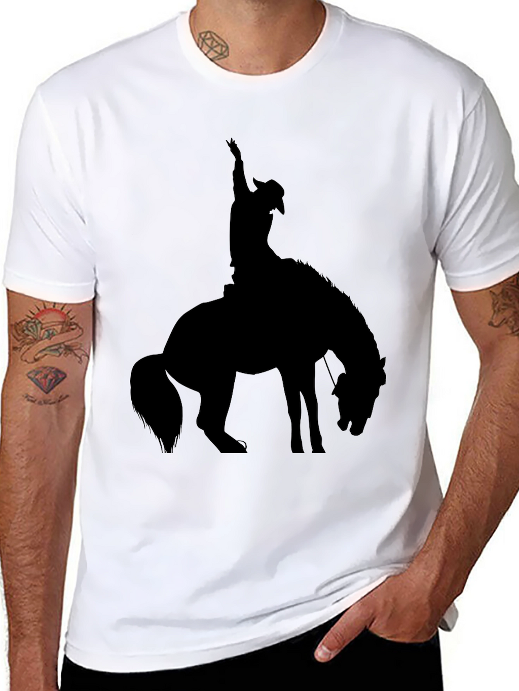 Cowboy Silhouette Graphic Tee