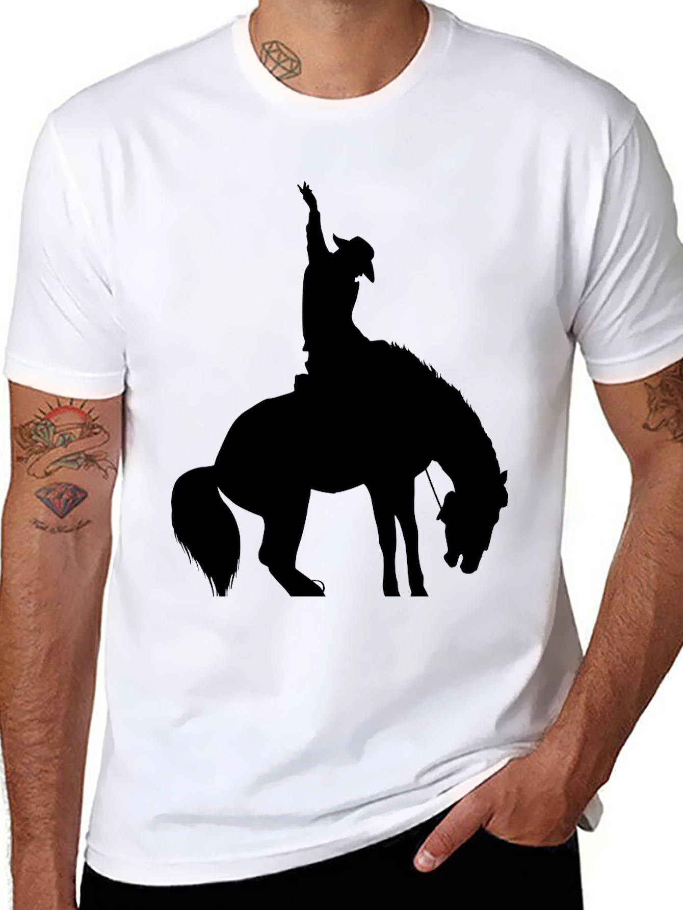 Cowboy Silhouette Graphic Tee