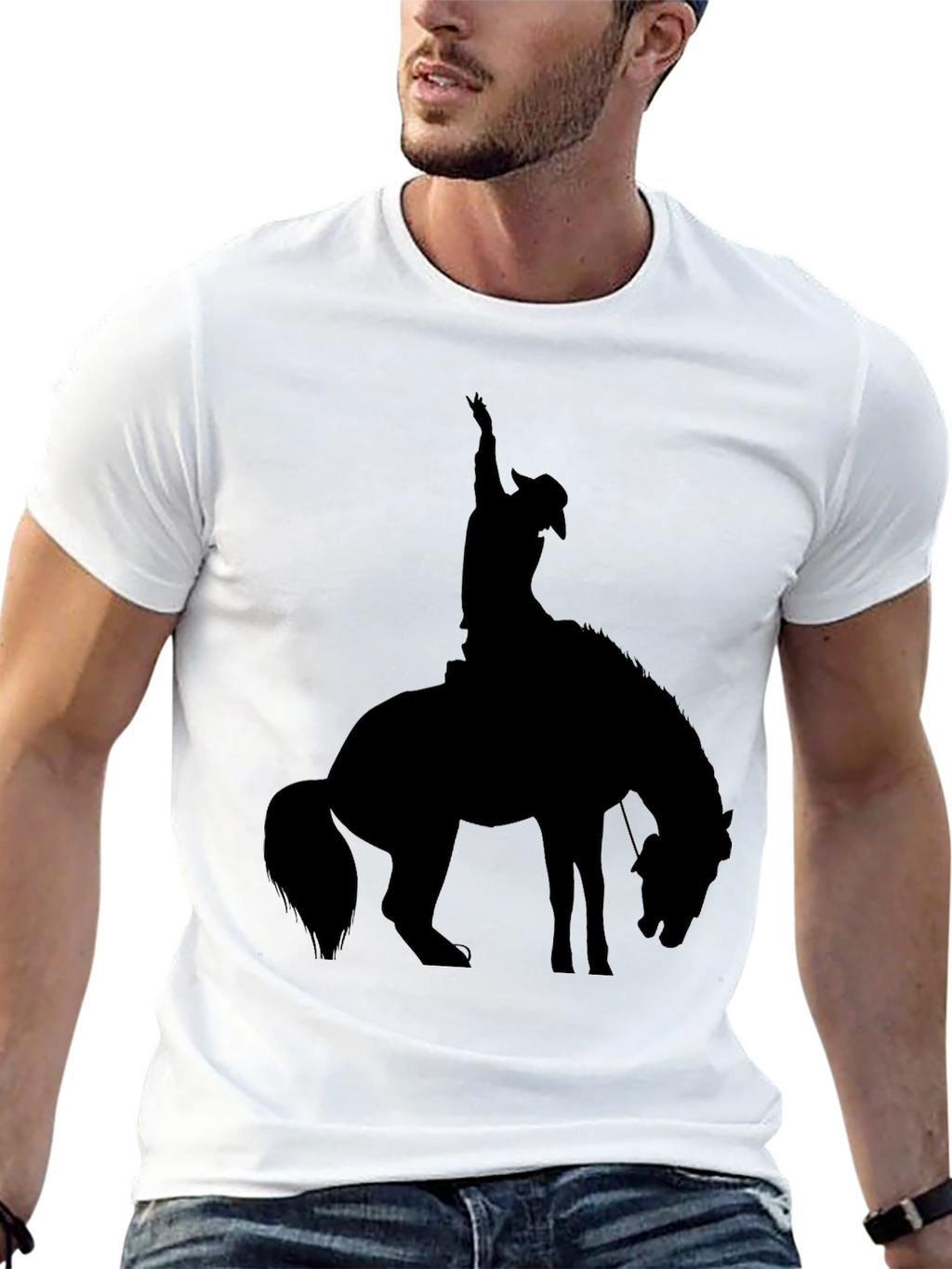 Cowboy Silhouette Graphic Tee