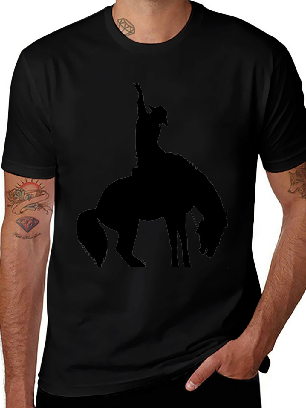 Cowboy Silhouette Graphic Tee
