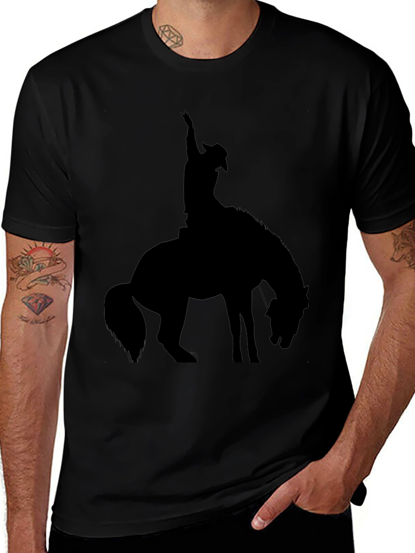 Cowboy Silhouette Graphic Tee