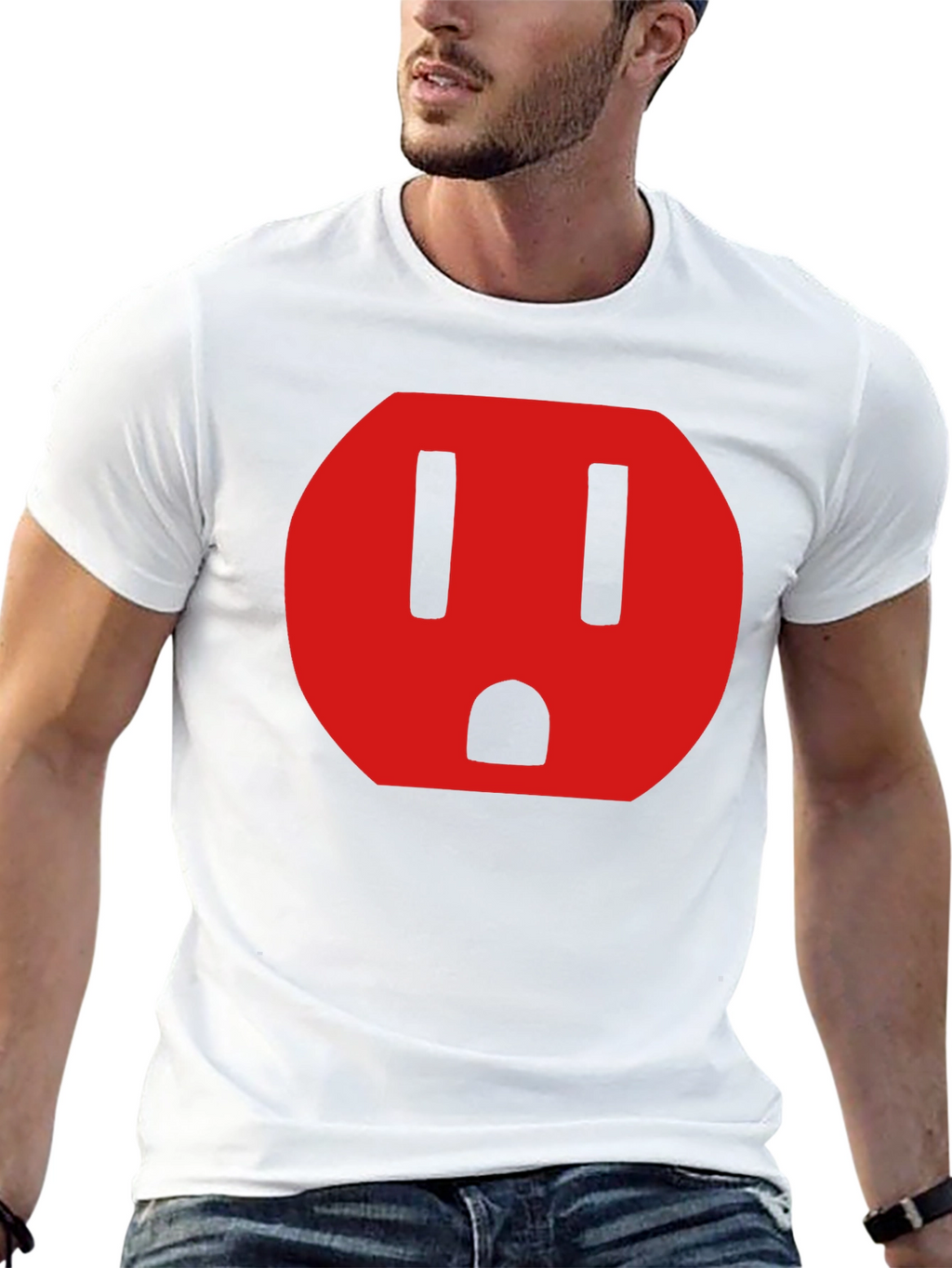 Electrical Outlet Graphic Tee - Funny T-Shirt