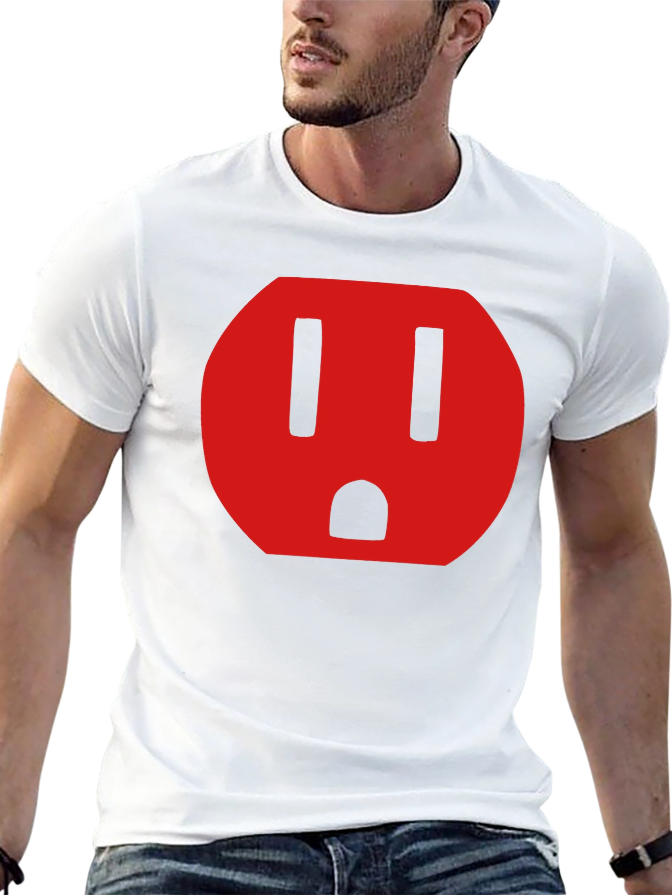 Electrical Outlet Graphic Tee - Funny T-Shirt
