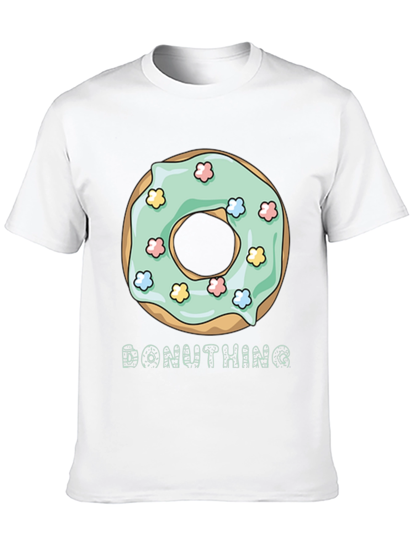 Donut King Graphic T-Shirt - Trendy Casual Wear