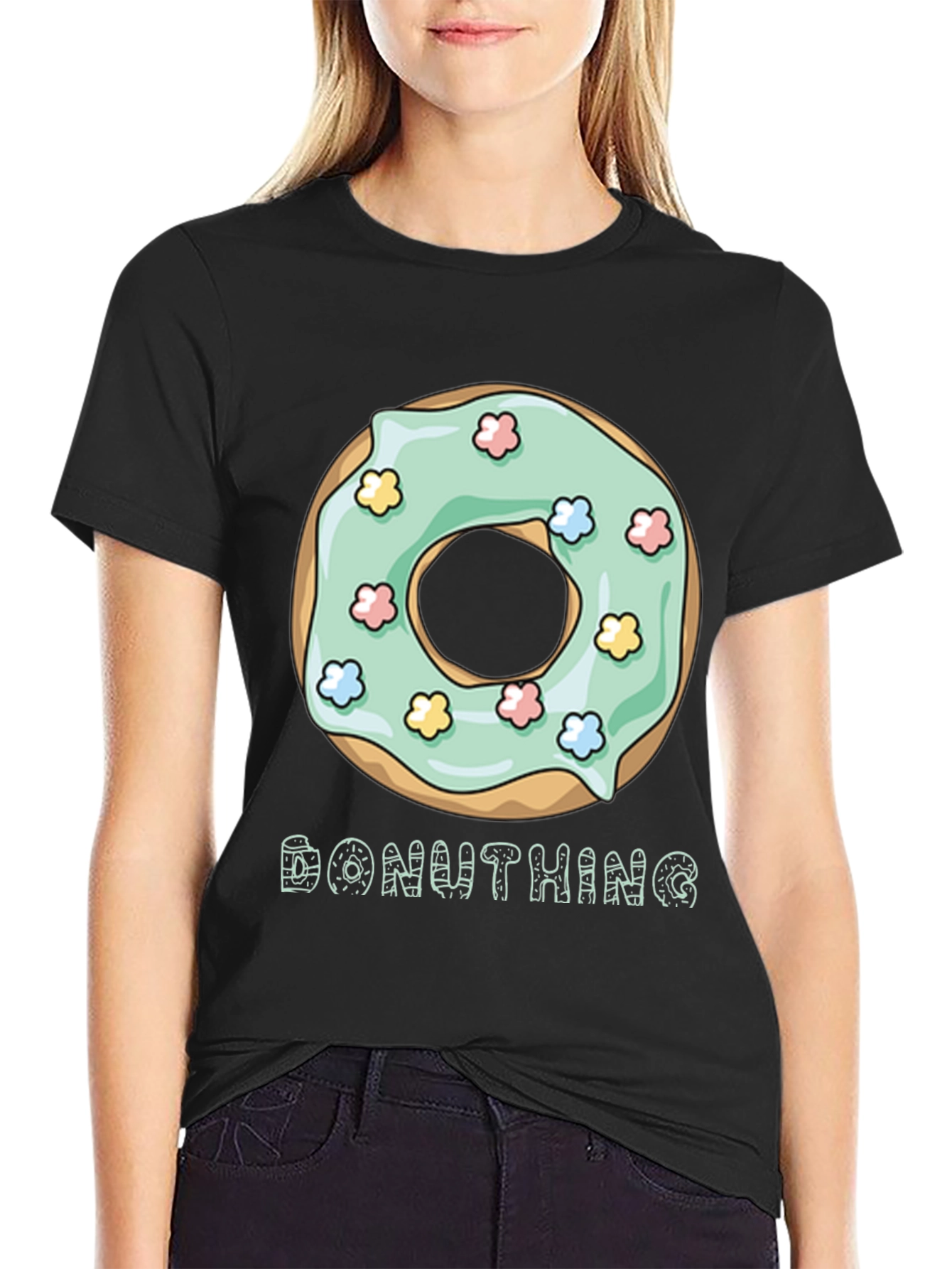 Donut King Graphic T-Shirt - Trendy Casual Wear