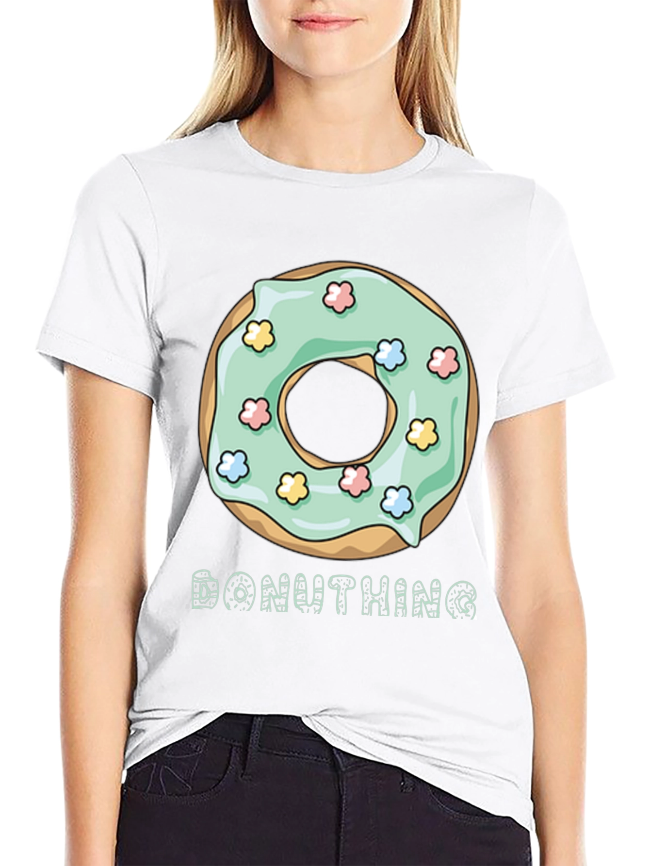 Donut King Graphic T-Shirt - Trendy Casual Wear